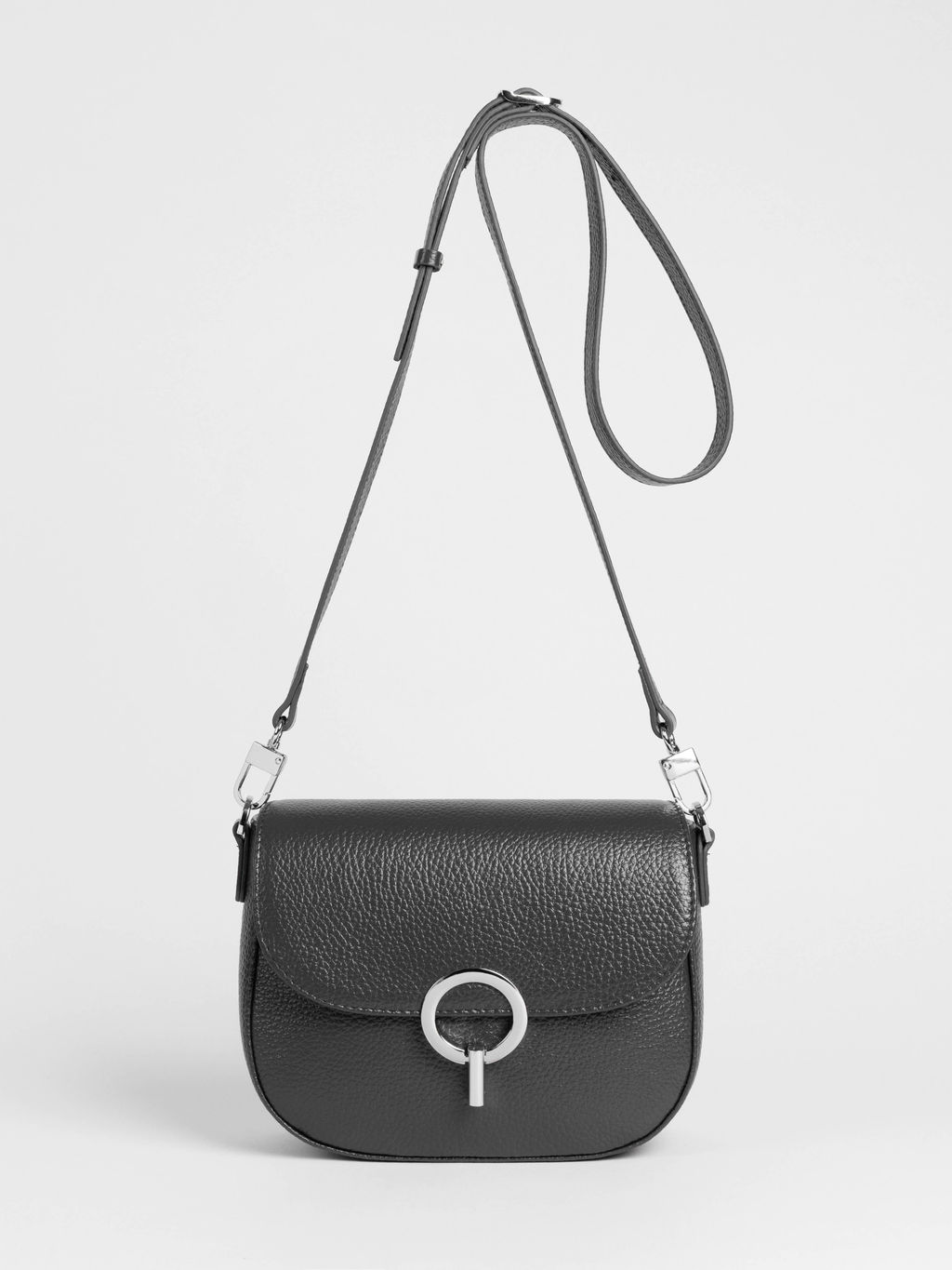 Женская кожаная сумка Richet 3292LN 303 Серый