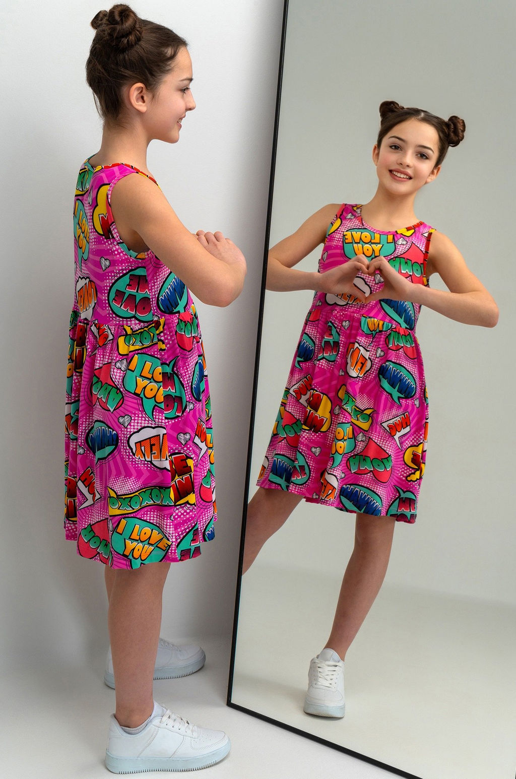 Летнее платье из бамбука для девочки Happyfox