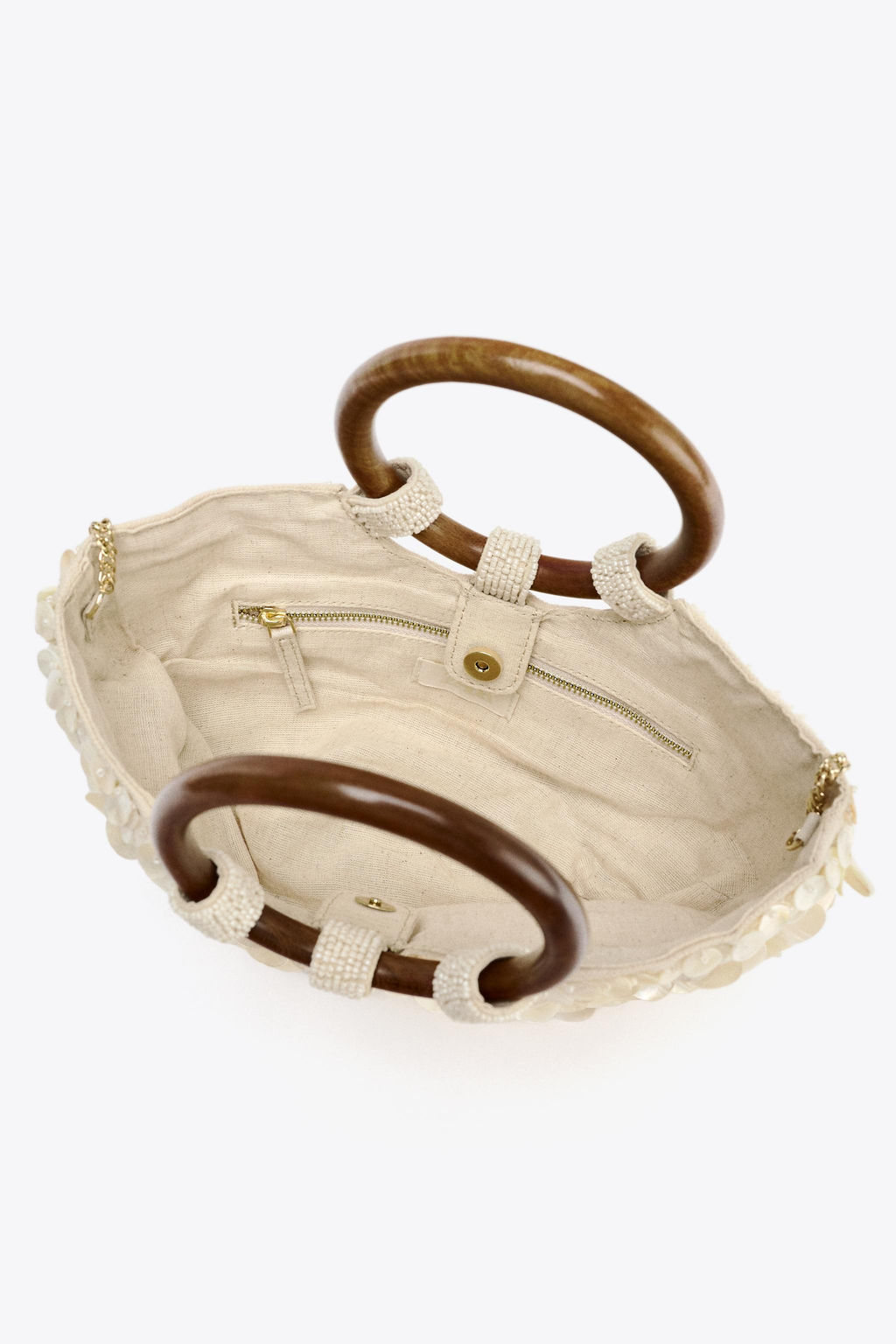 PEARLESCENT APPLIQU_ BAG - Zara фото 5
