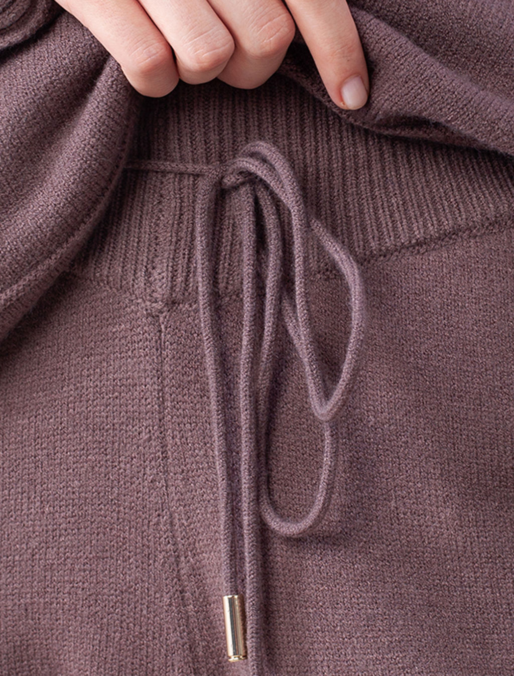 VILATTE / Брюки на резинке из пряжи с кашемиром  фото 2