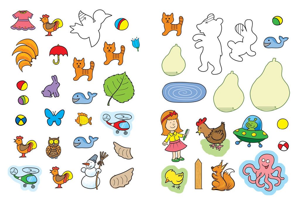 Тесты (3-4 года) (с наклейками). Земцова О.Н. - Махаон фото 7