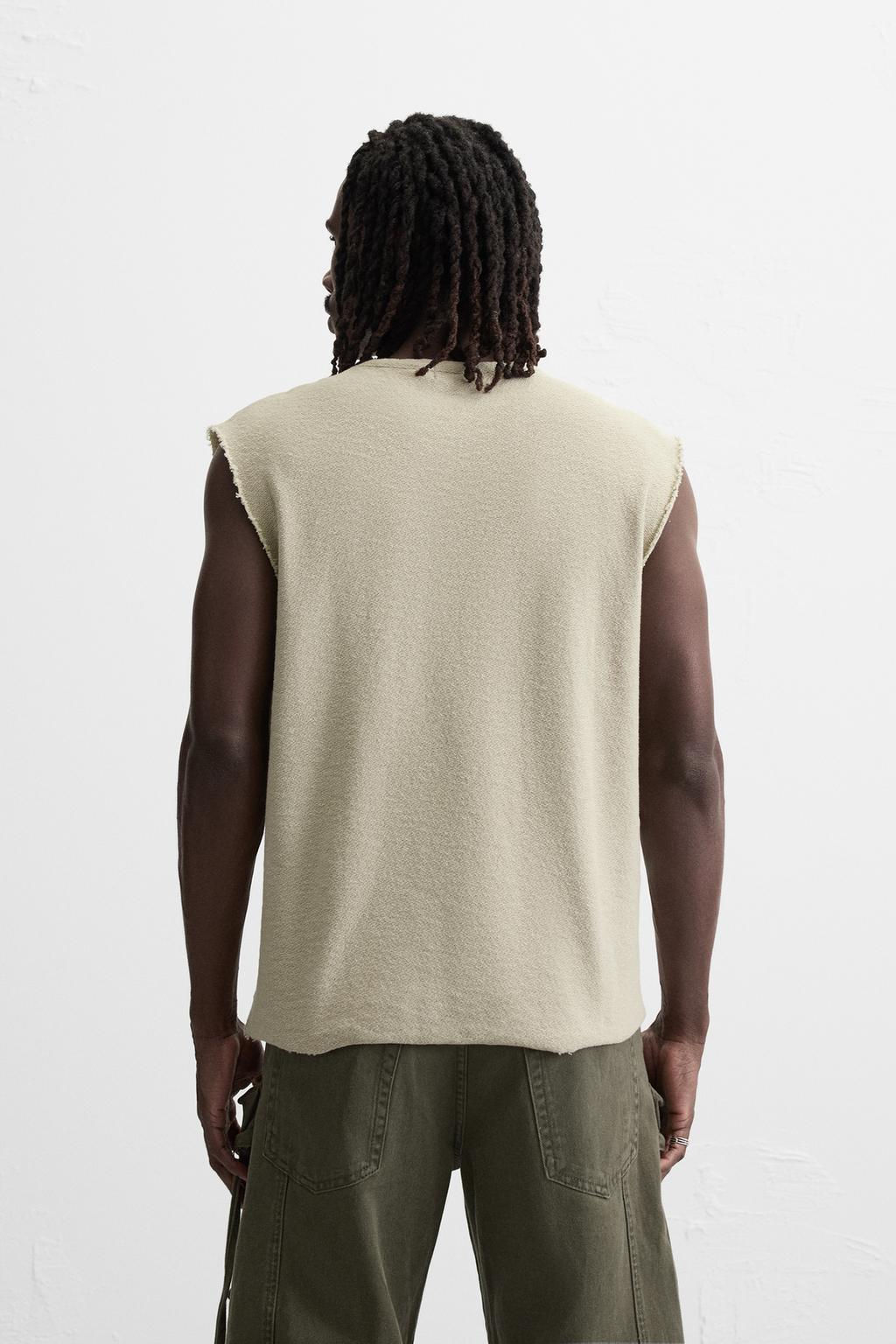 RAISED PRINT KNIT T-SHIRT - Zara фото 3