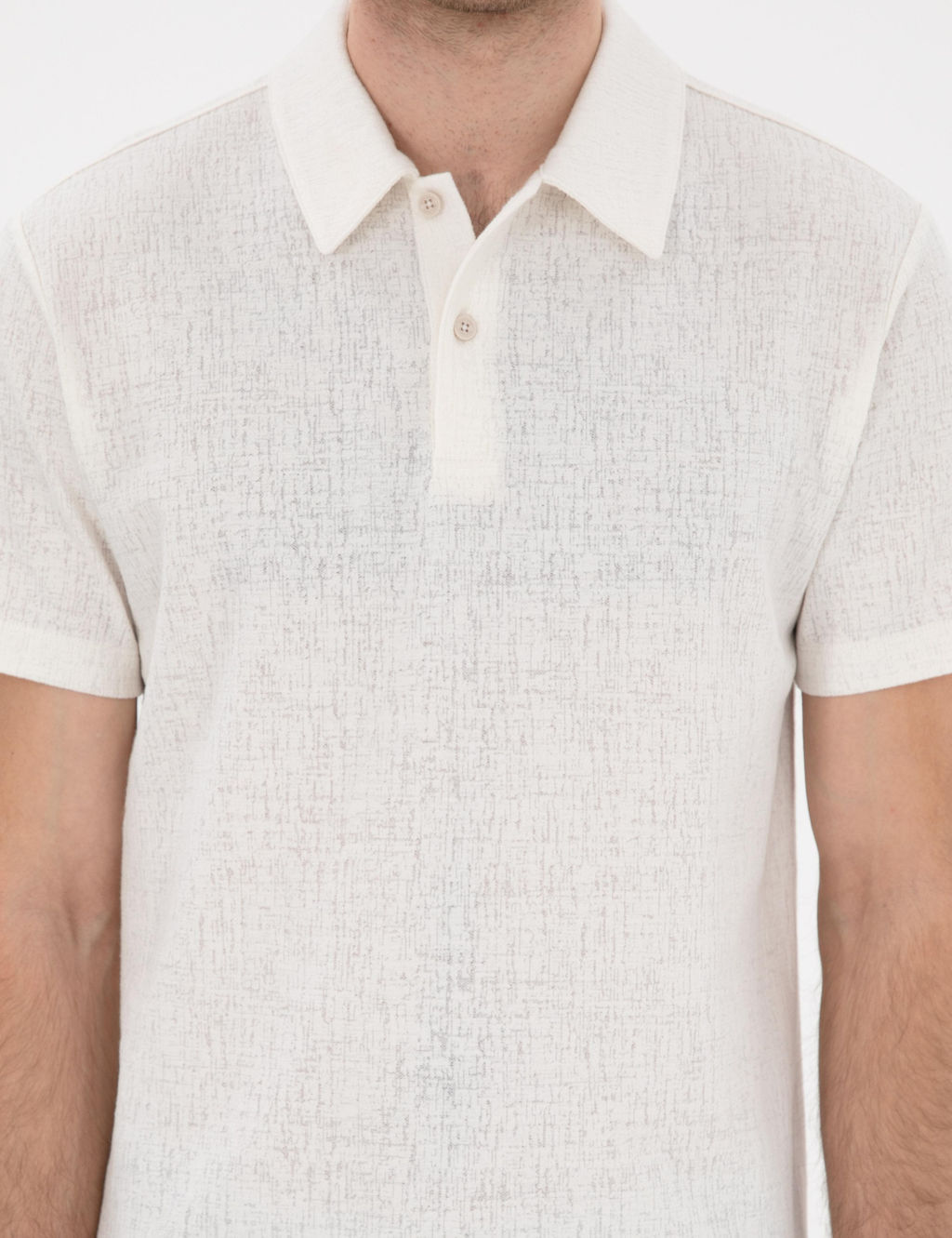 Ekru Slim Fit Polo Yaka Ti__rt - Pierre cardin фото 6