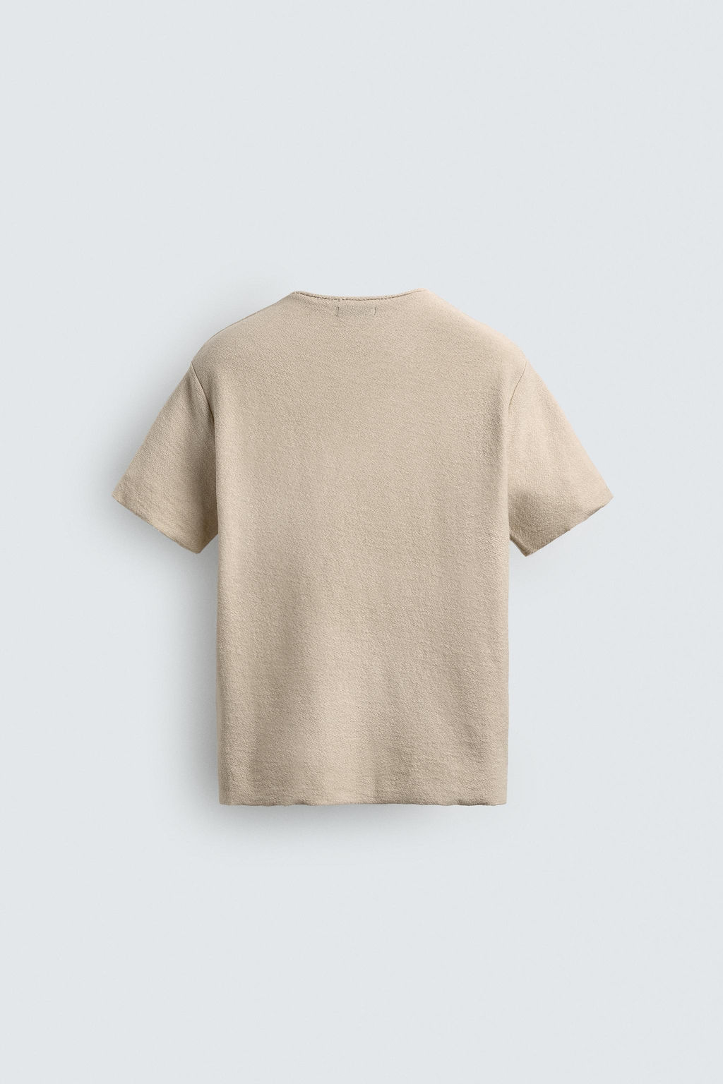 CAMISETA PUNTO ESTAMPADO LAVADO / Crudo