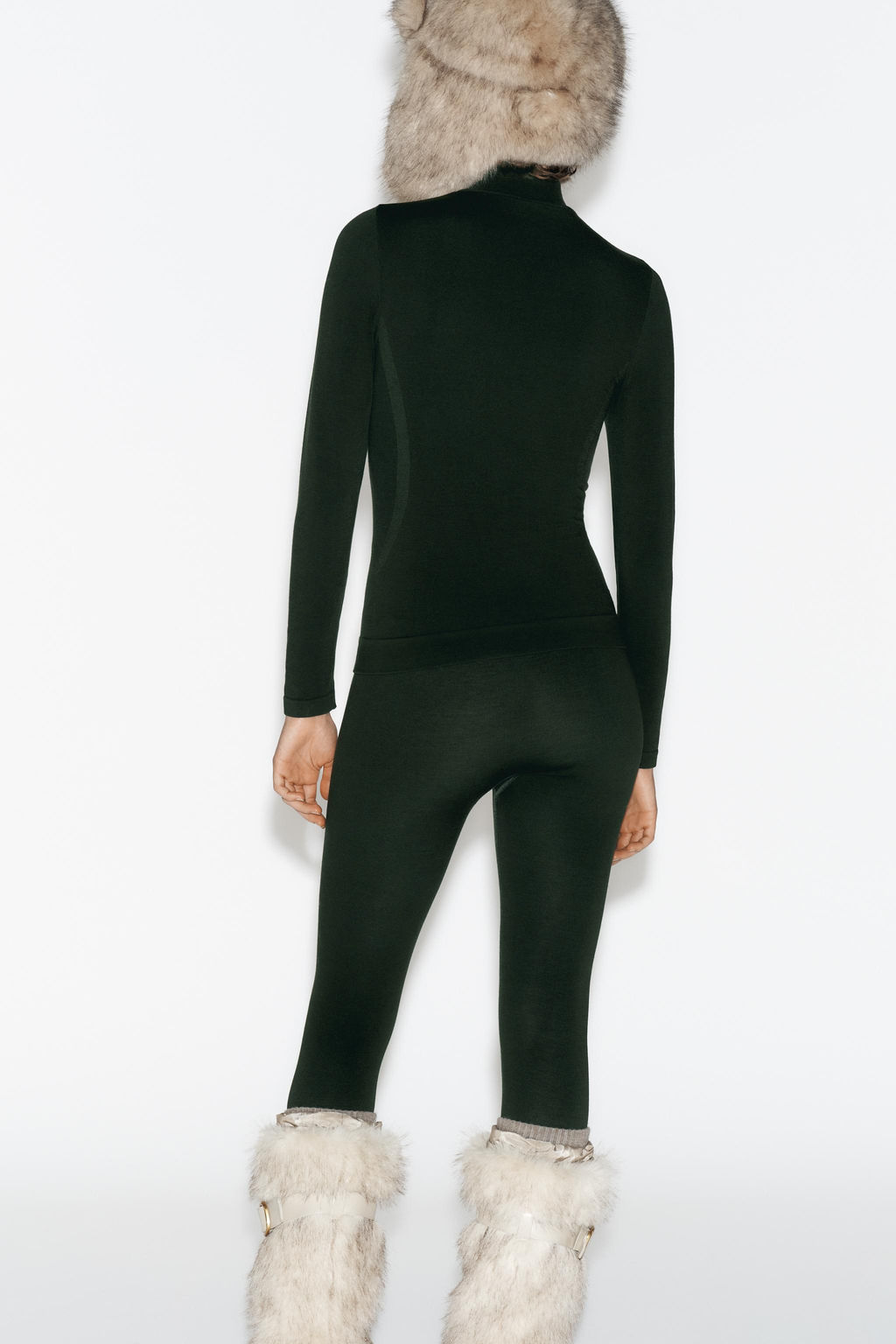 SEAMLESS MERINO WOOL BLEND JACKET - SKI COLLECTION - Zara фото 11