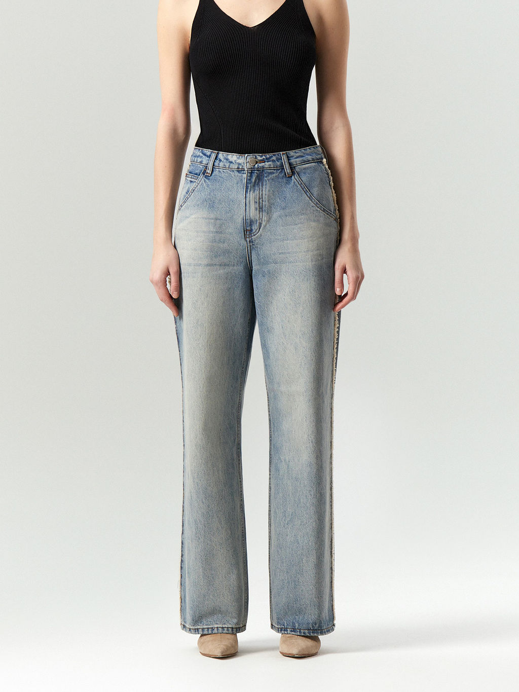 ЕМКА / Джинсы Wide Leg 425 - Emka фото 3