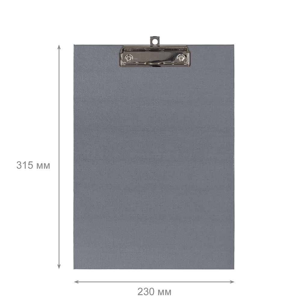 Expert Complete Classic Планшет PVC мет. прижим A4 50 шт. серый EC187215