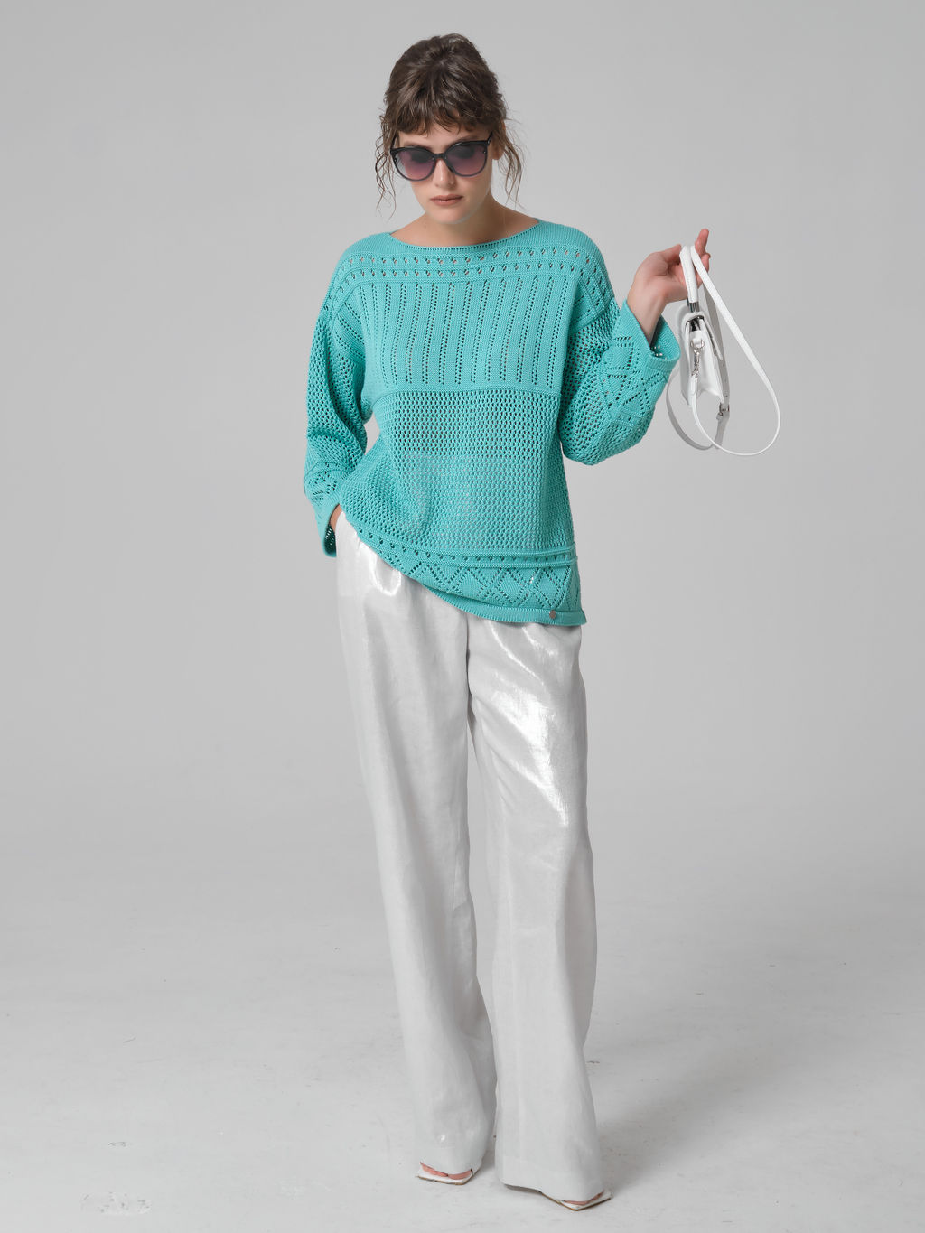 Джемпер вязаный - Marchello marchellini фото 3