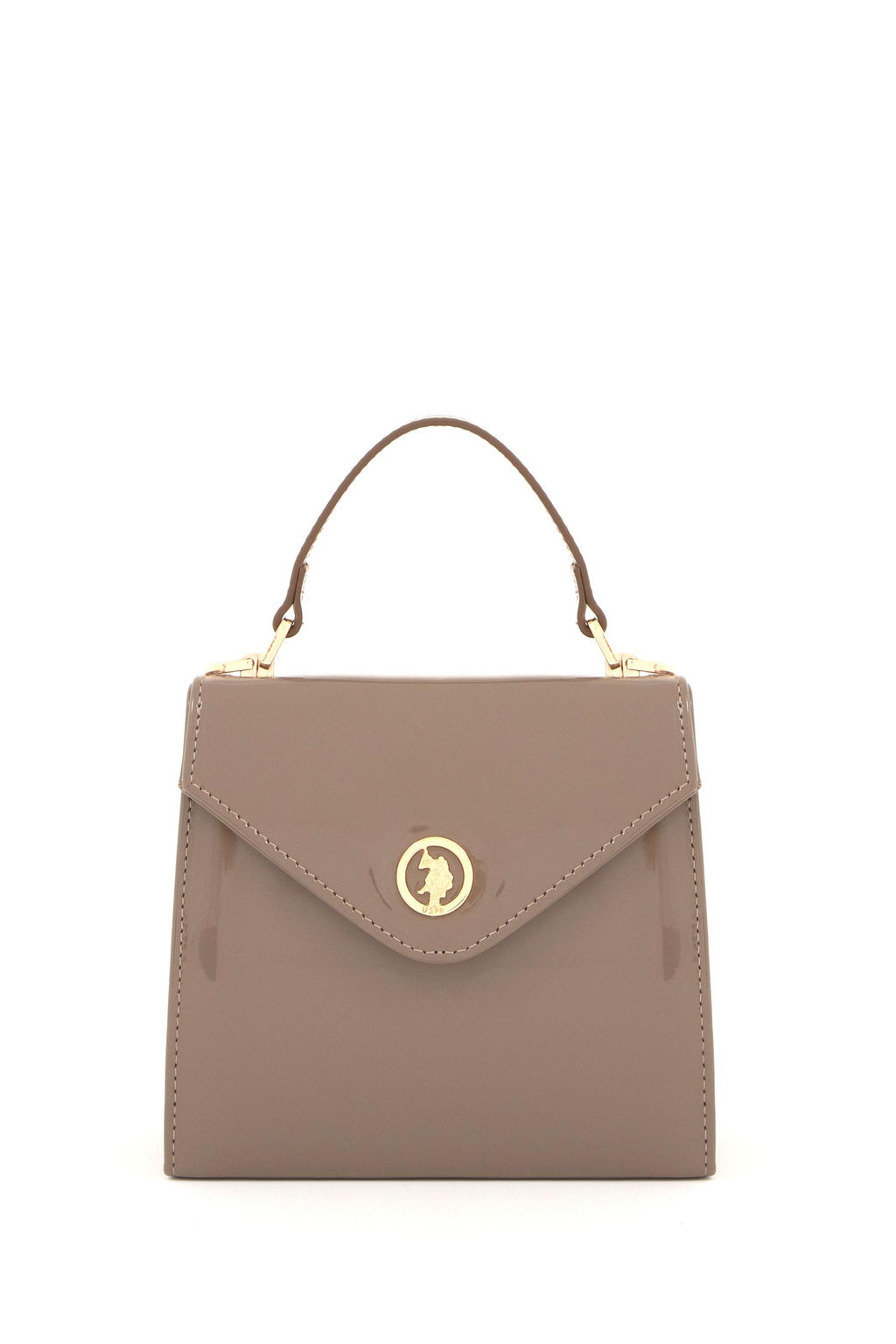 Женская сумка из лакированной кожи норки - U.s. polo assn фото 3