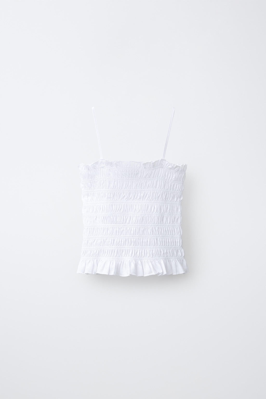 TOP NIDO DE ABEJA GOMAS / Blanco