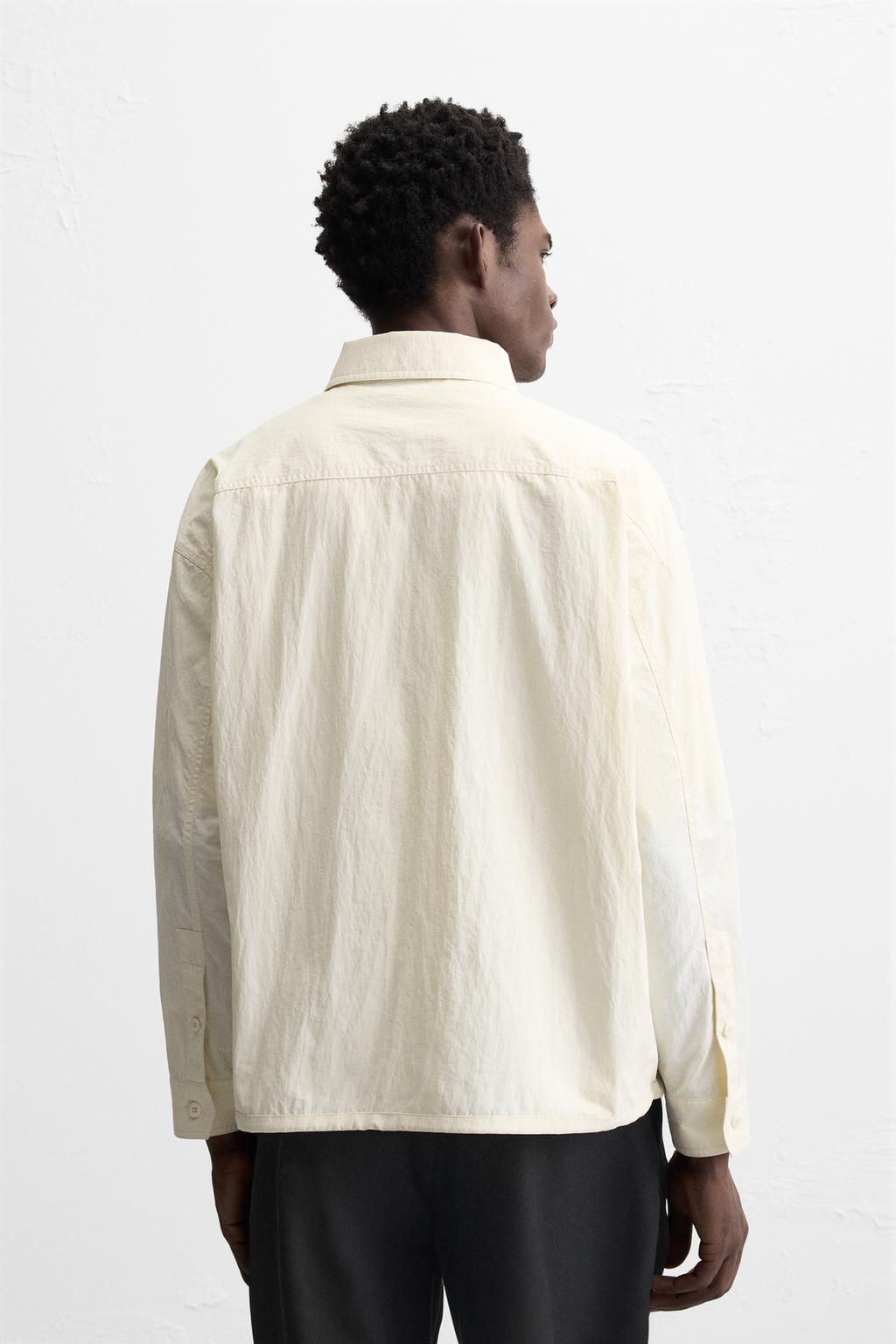 TECHNICAL OVERSHIRT WITH ZIP - Zara фото 3