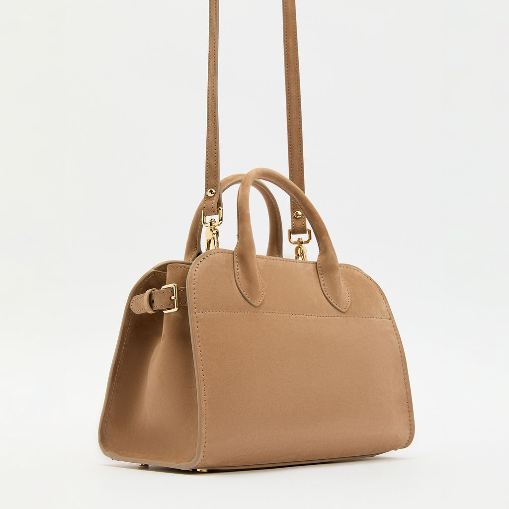 Женская сумка с ручками CALZETTI ASHLEY MINI Артикул 4250266, бежевый  фото 2