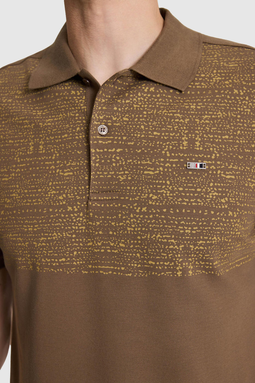 Erkek Kahverengi Regular Fit Polo Yaka Ti__rt
