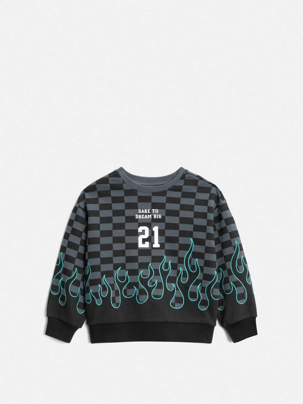 ACOOLA / Джемпер детский для мальчиков Peregrin черный принт  фото 3