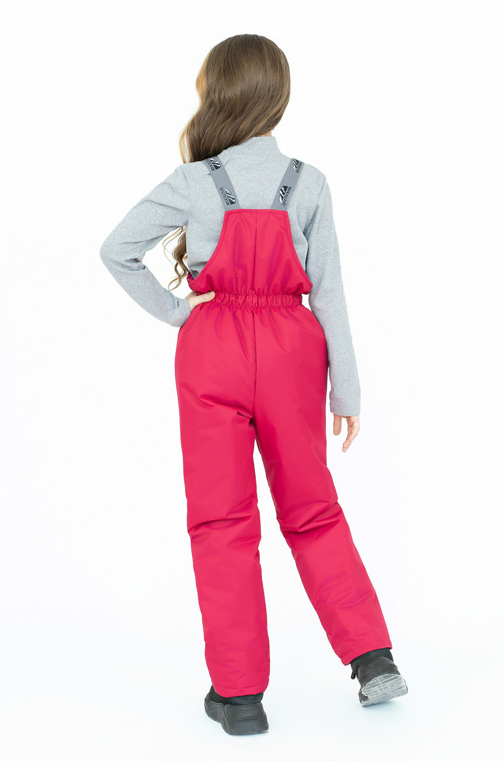 Полукомбинезон детский малиновый