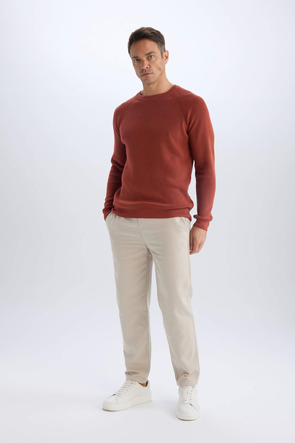 Regular Fit Normal Kesim Yazl?k Pamuklu Jogger Pantolon - Defacto фото 4