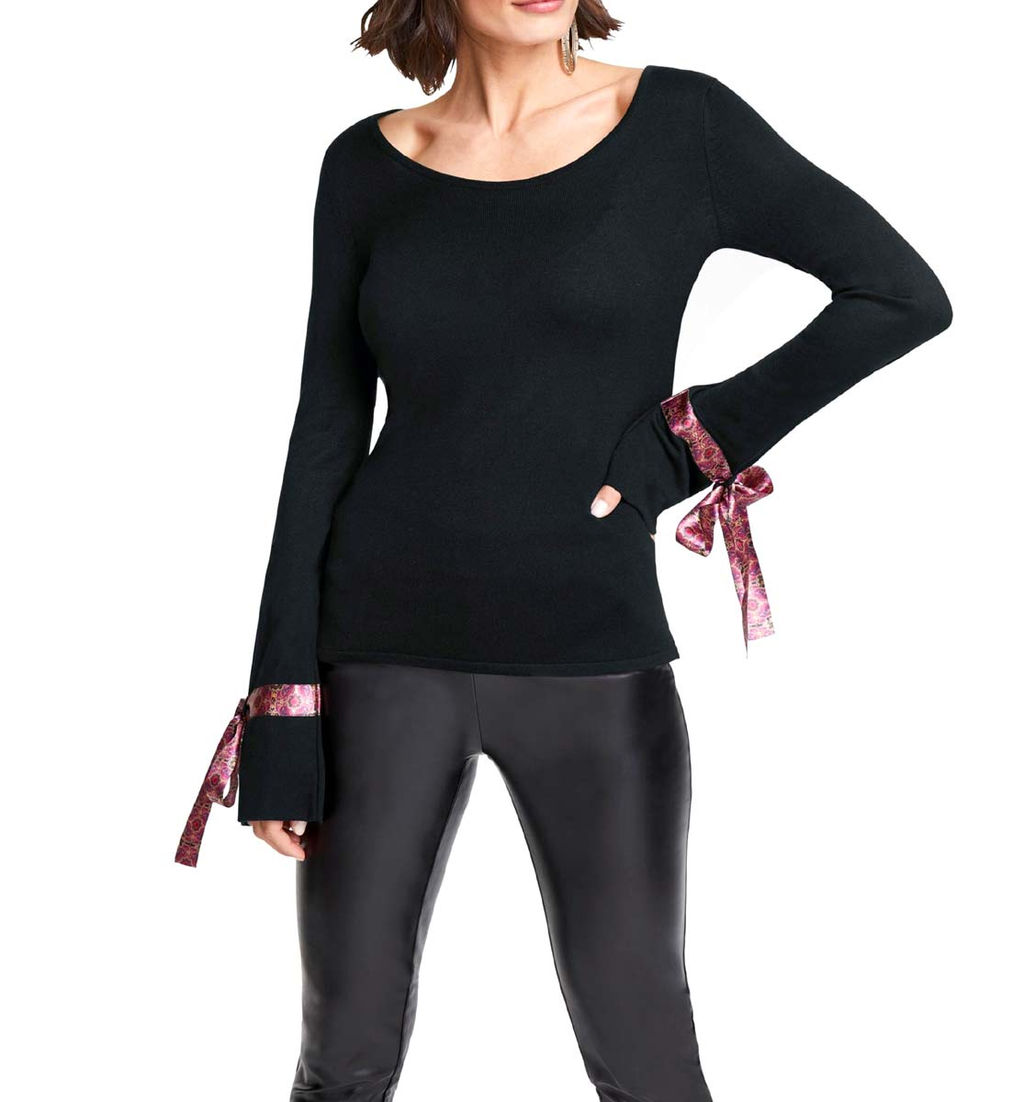 Пуловер, черный - Ashley brooke фото 3