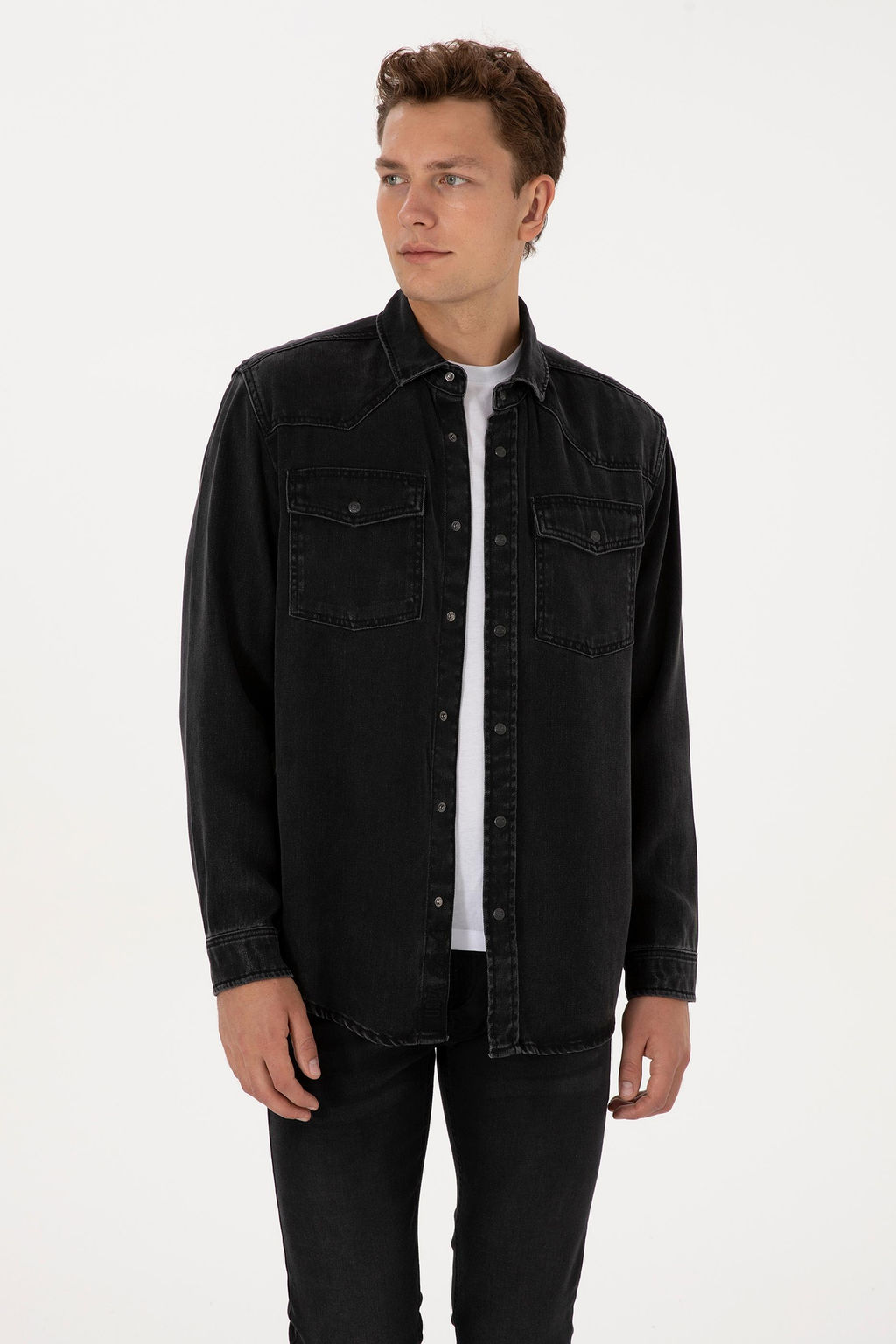 Erkek Siyah Jean G_mlek - U.s. polo assn фото 3