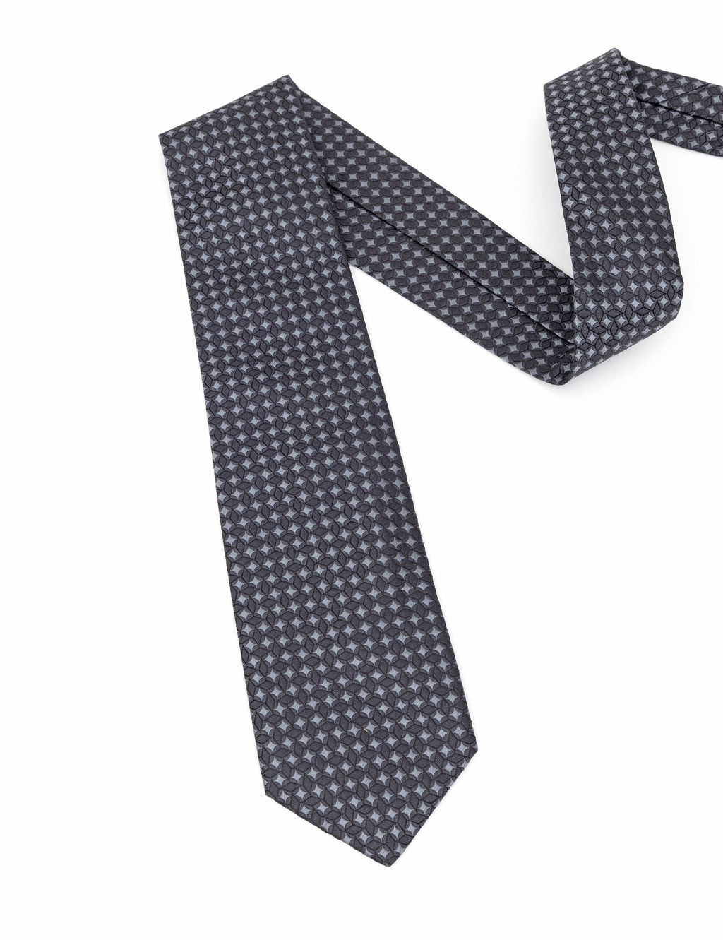 Черный шелковый галстук - Cacharel фото 6