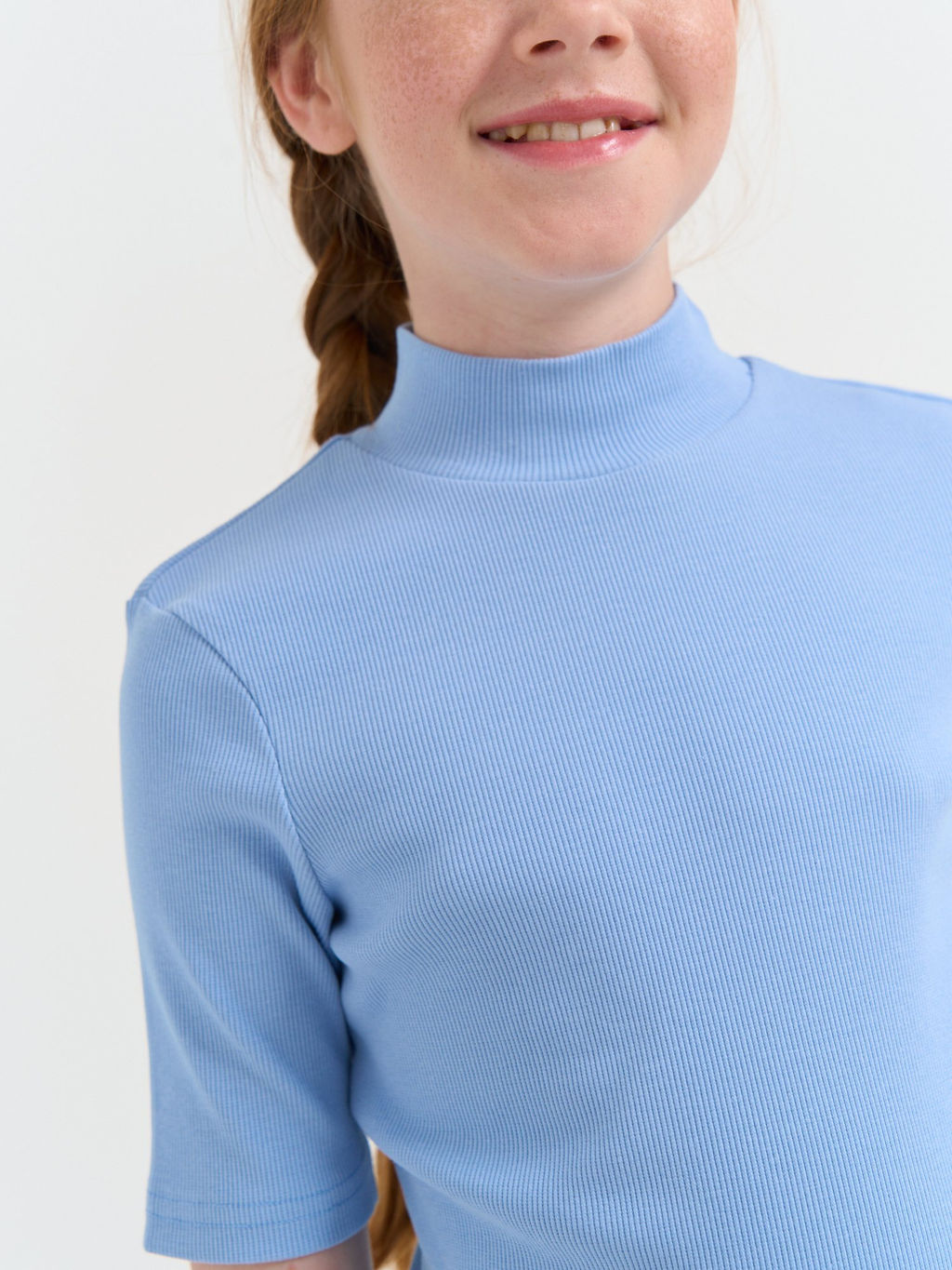 Бадлон с коротким рукавом Голубой 7+ - Bungly фото 5