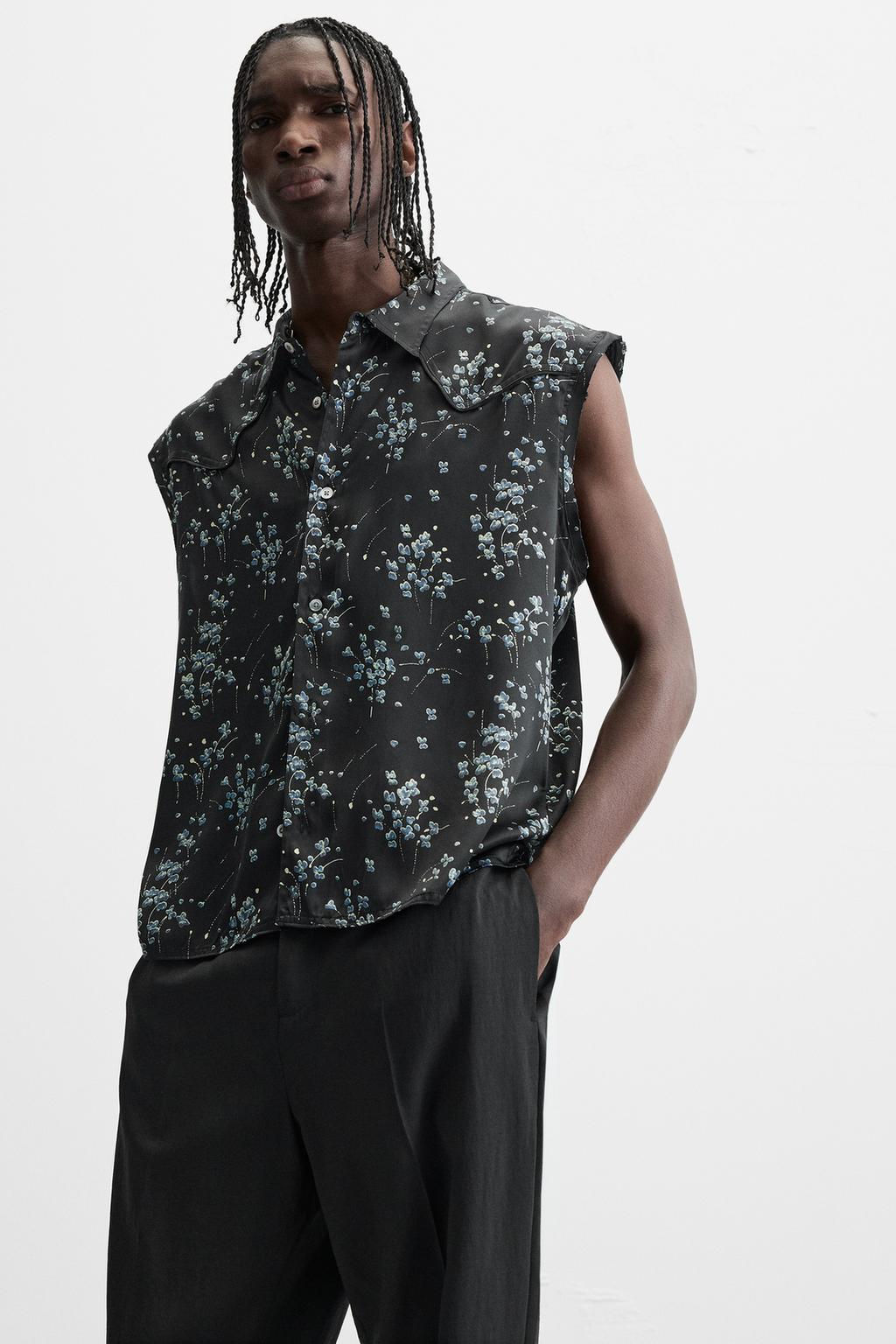 FLORAL PRINT SHIRT - LIMITED EDITION - Zara фото 6