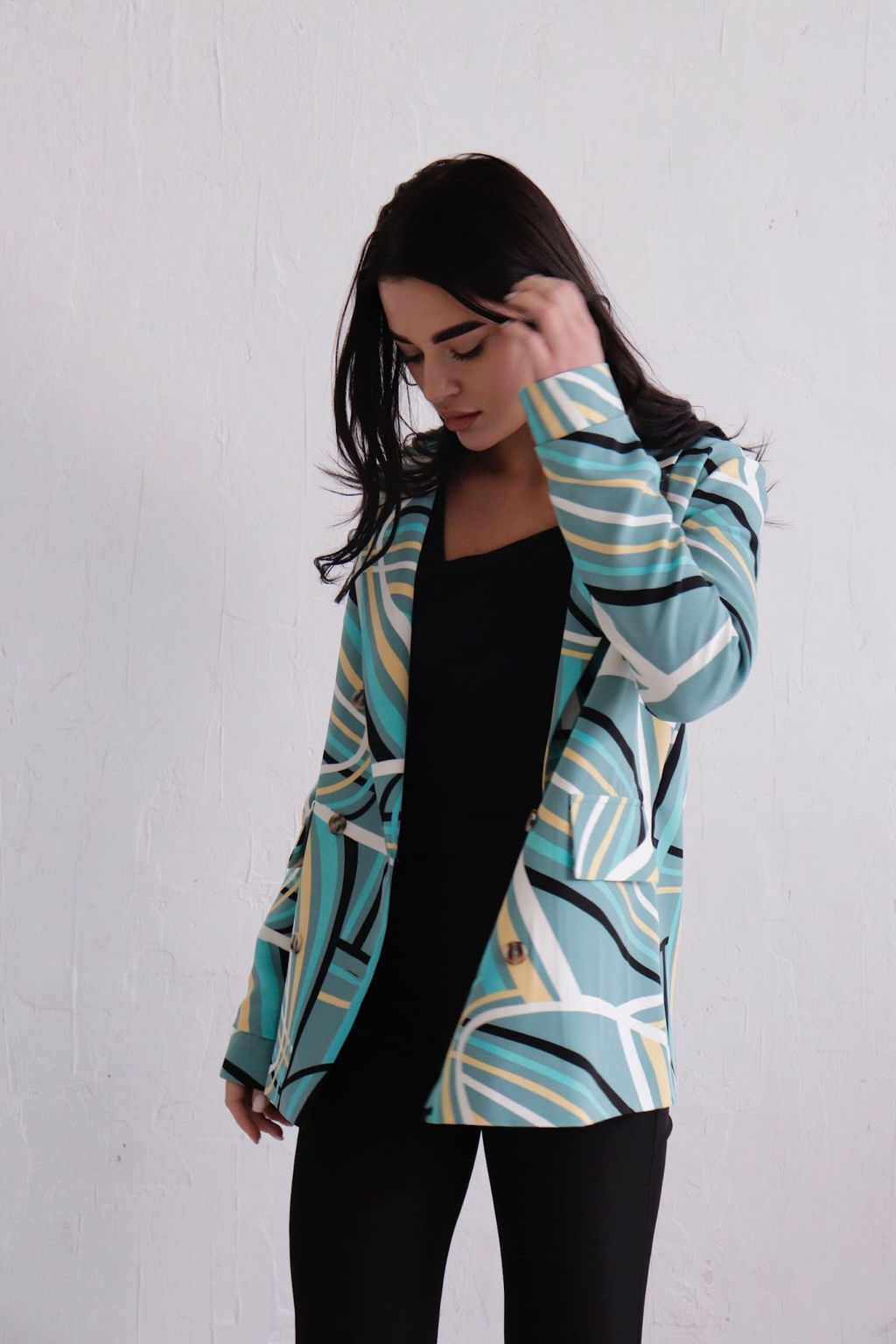 Двубортный жакет с английским воротником - Martichelli фото 195