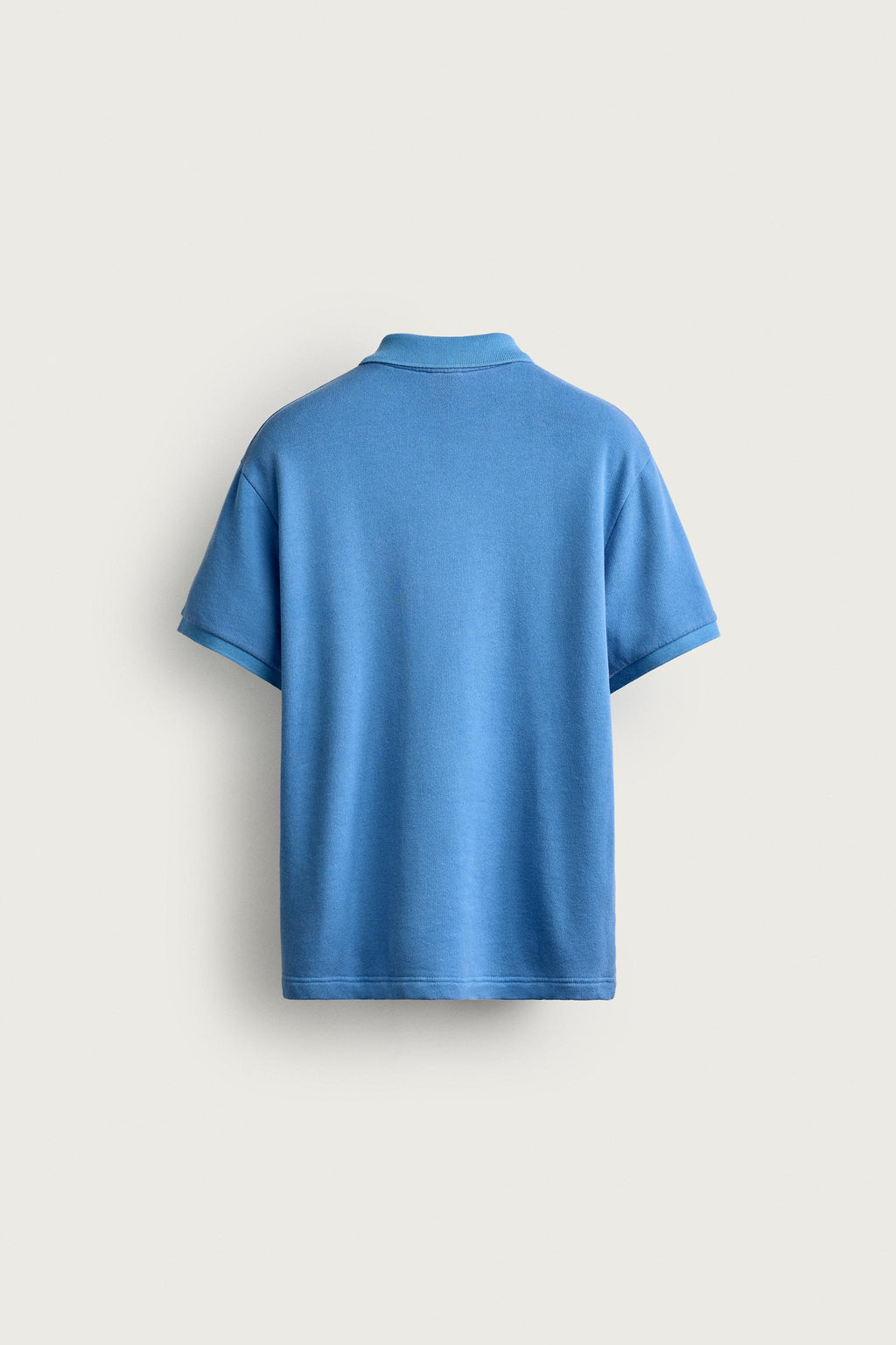 SUDADERA POLO REGULAR FIT MANGA CORTA / Azul - Zara фото 8