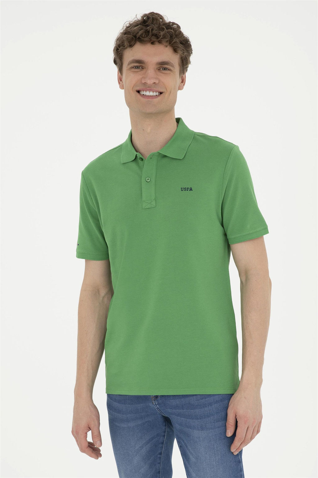 Мужская зеленая базовая футболка Неожиданная скидка в корзине - U.s. polo assn фото 3