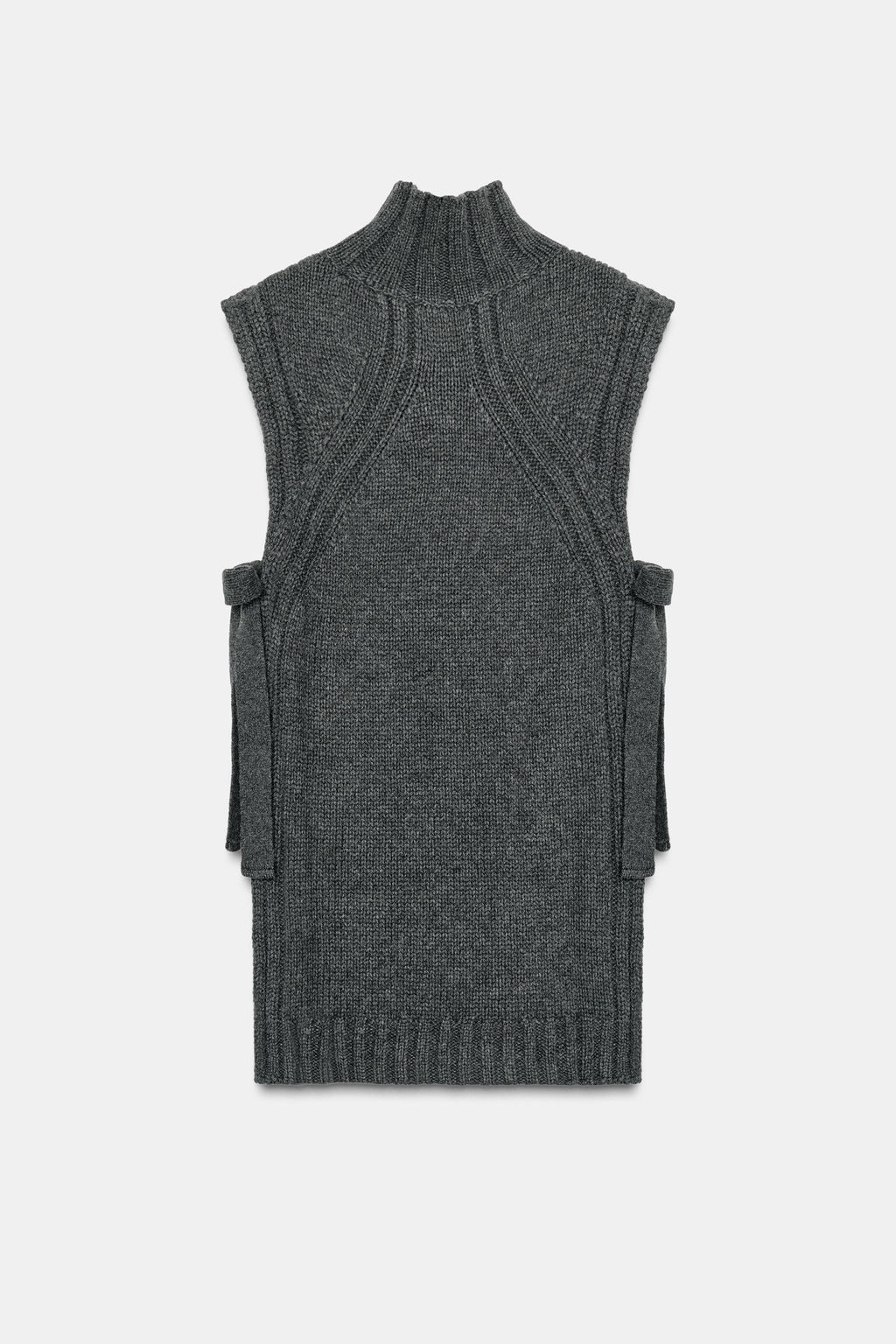 WOOL WAISTCOAT WITH OPENINGS - Zara фото 5