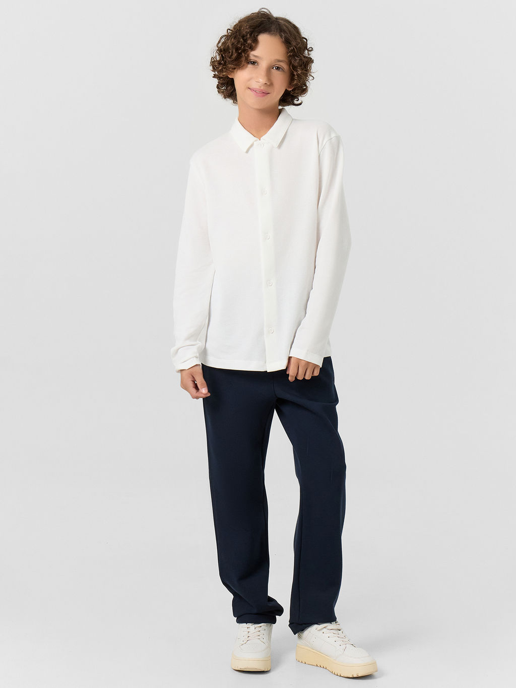 Рубашка для мальчиков в белом цвете - Mark formelle фото 3