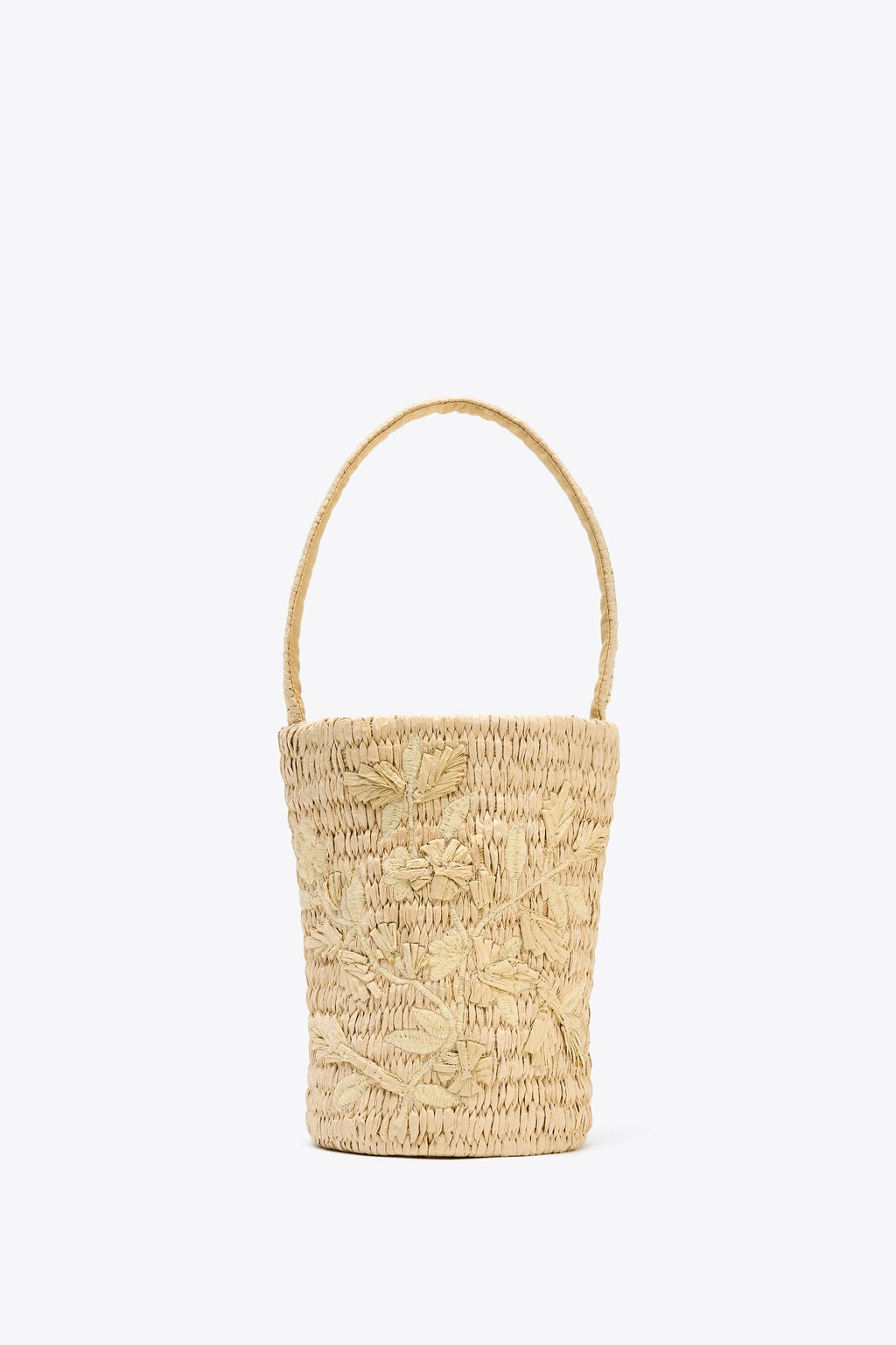 BRAIDED BASKET BAG WITH DESIGN - Zara фото 2