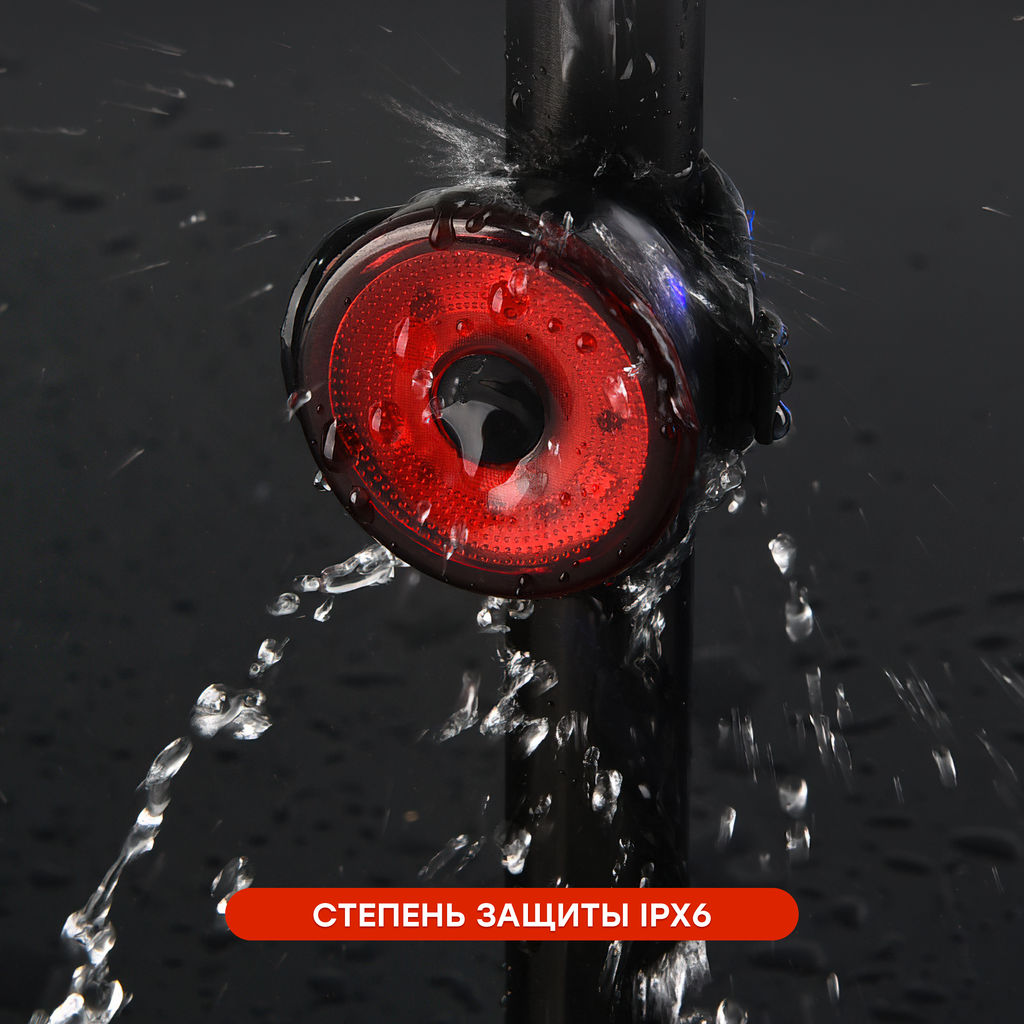 Фонарь задний COMIRON PHAROS корпус: ABS, IP67; свет: 3LED, 80lm CR2032х2. два режима, 15 г, до 100 часов работы в сигнальном режиме /уп 120/480/ - Галеонтрейд фото 14