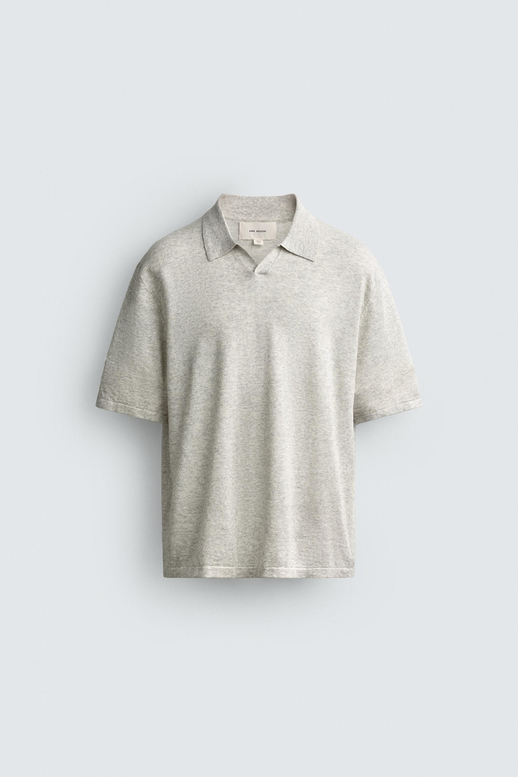 POLO PUNTO C??AMO - ALGOD?N / Gris vigor?