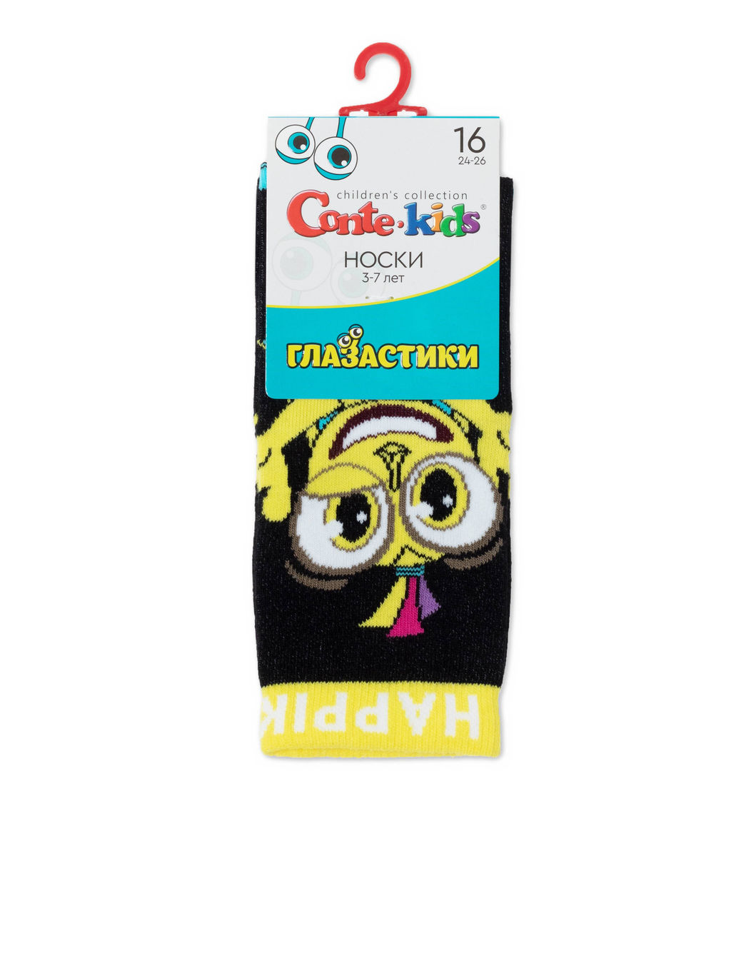 Цена за 2 пары. Носки классические CONTE-KIDS Носки детские Глазастики - Conte elegant фото 5