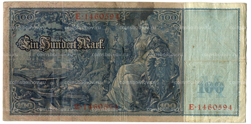 100 марок 1910 года Германия