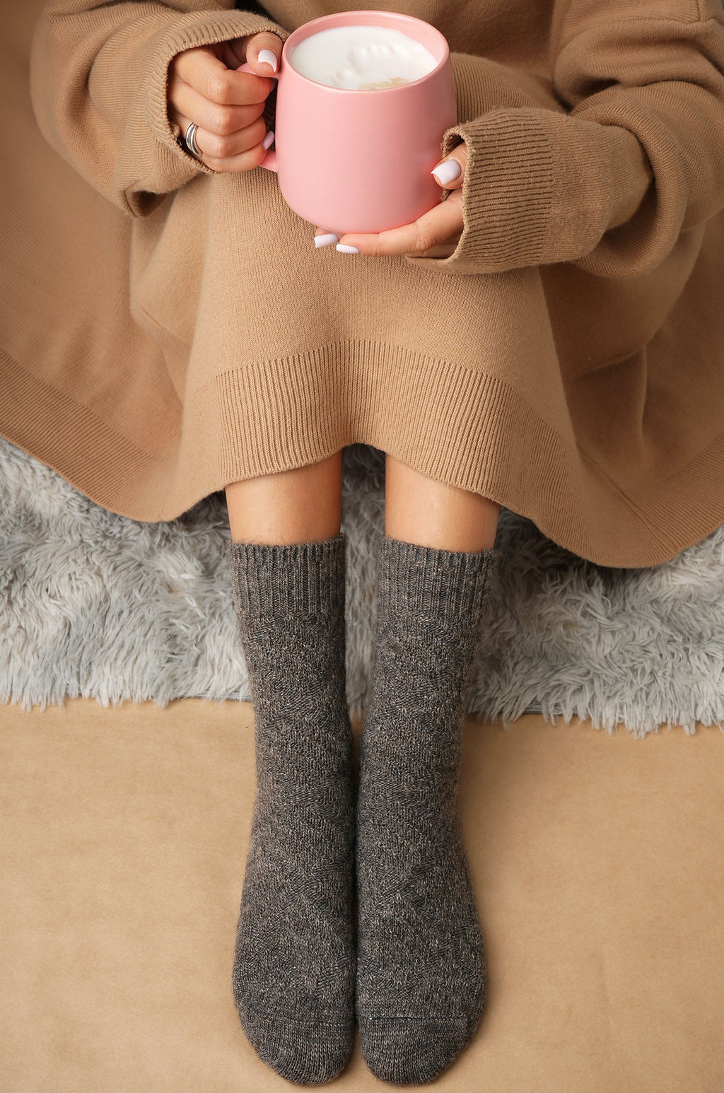 Женские шерстяные носки Happyfox