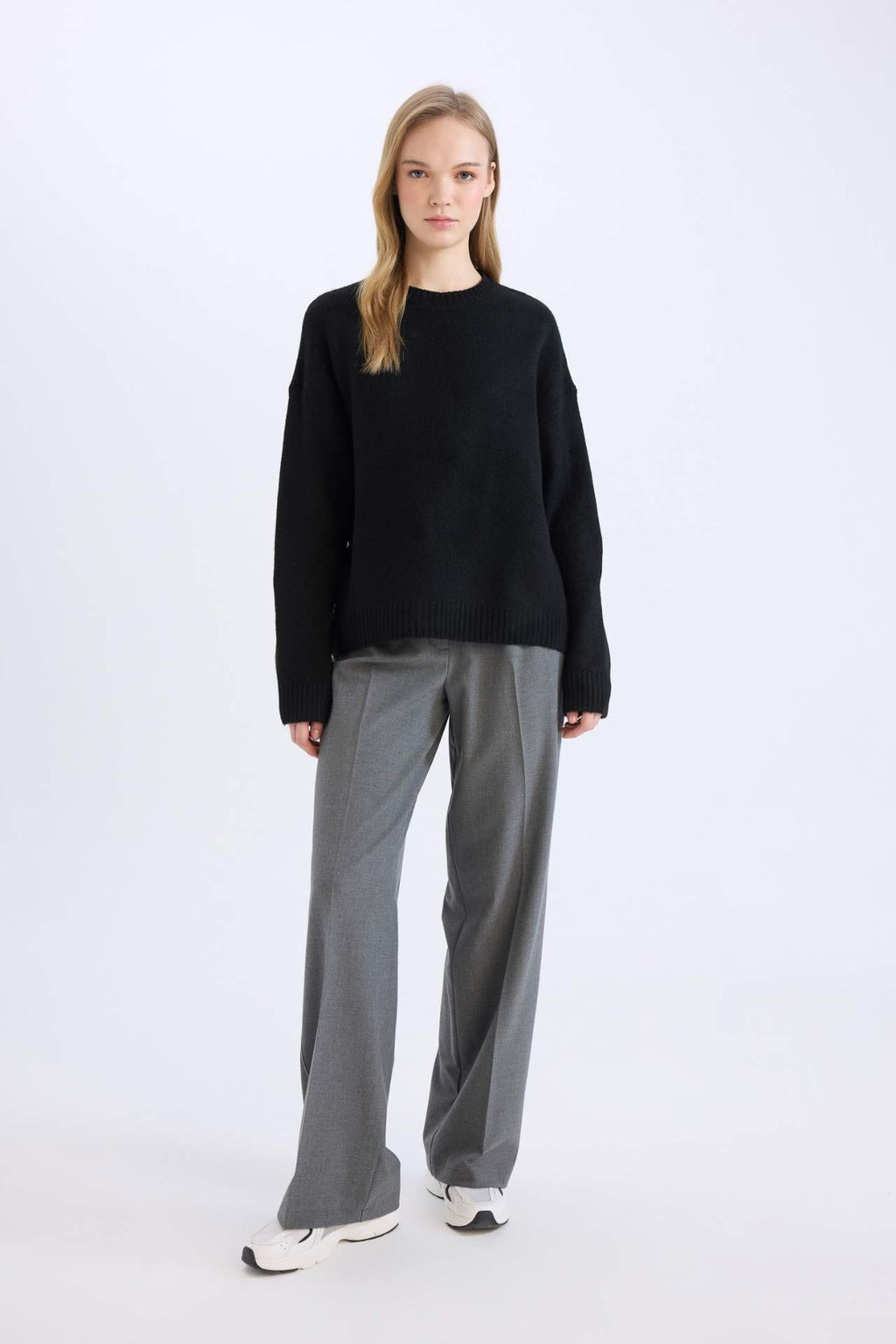 Wide Leg Yuksek Bel Standart Boy Pantolon - Defacto фото 2