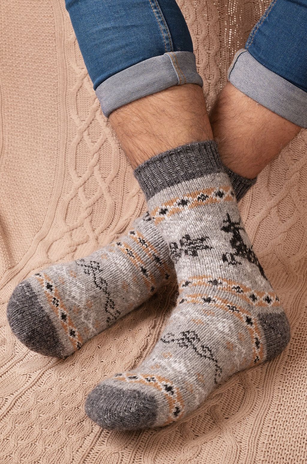 Носки мужские шерстяные Happyfox