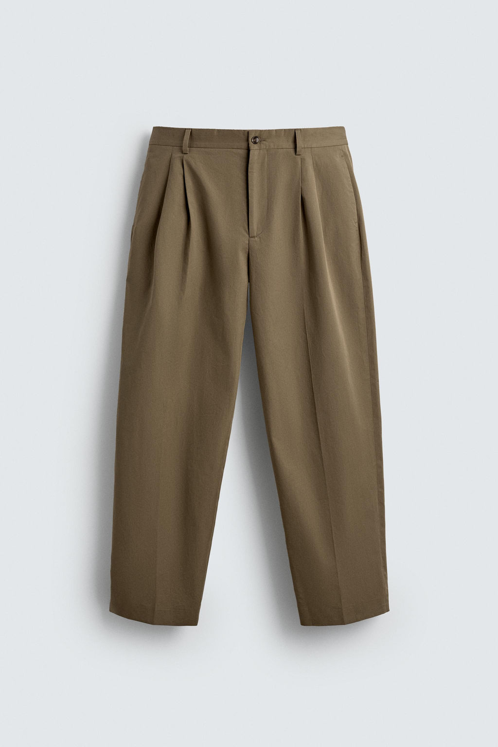 LIMITED EDITION RELAXED FIT PLEATED TROUSERS - Zara фото 7