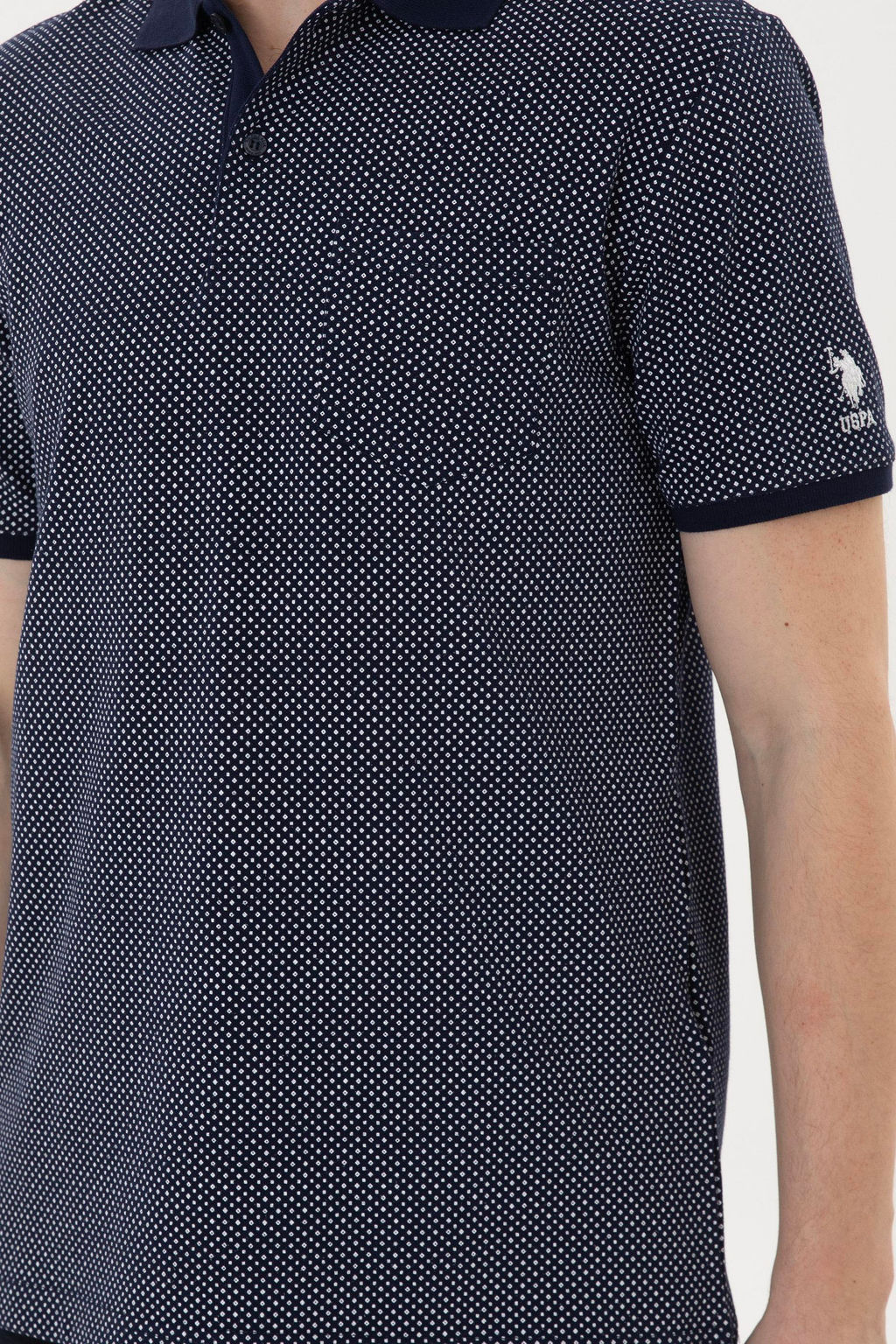Мужская темно-синяя футболка - U.s. polo assn фото 13
