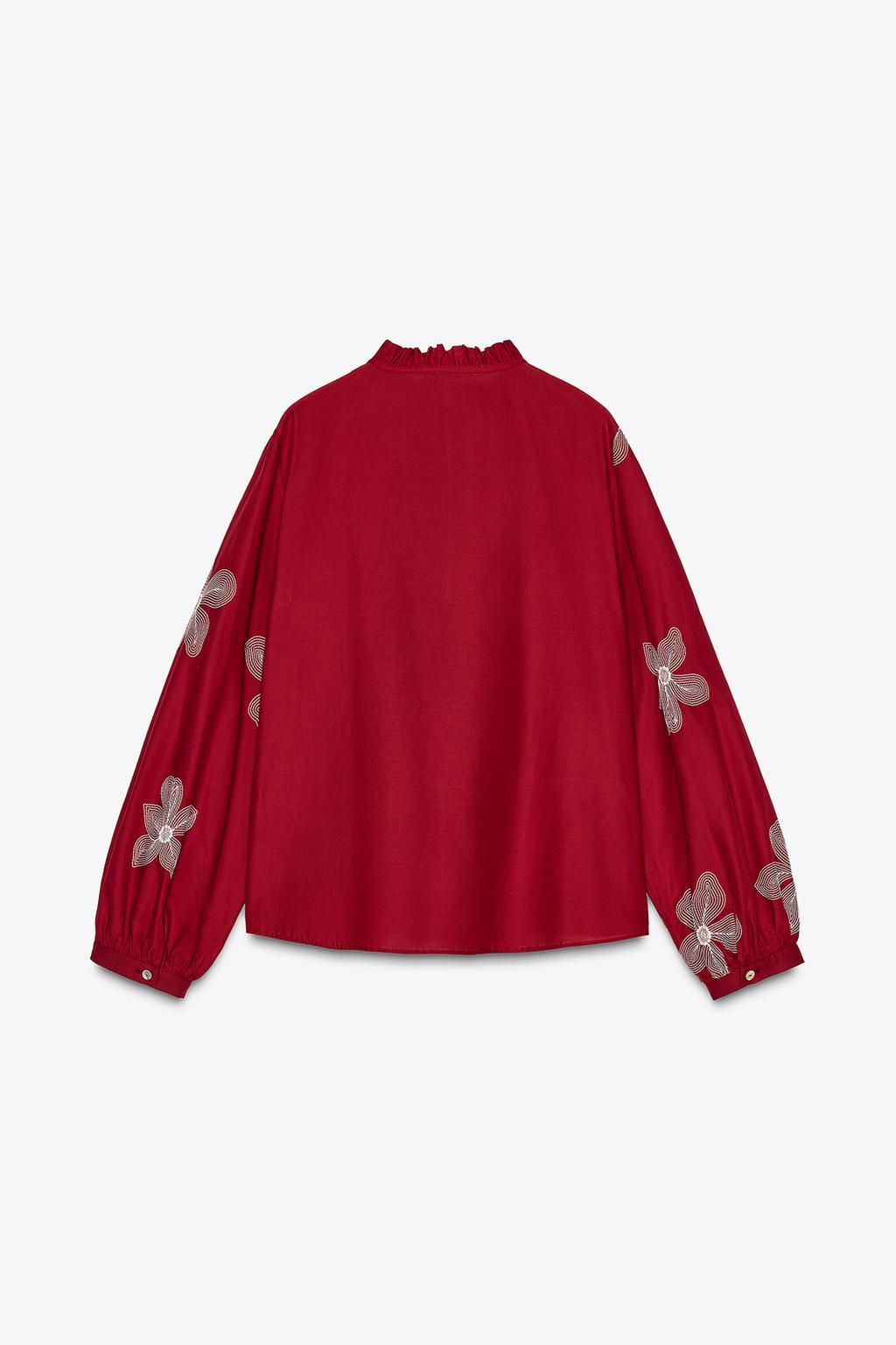 EMBROIDERED BLOUSE - Zara фото 3