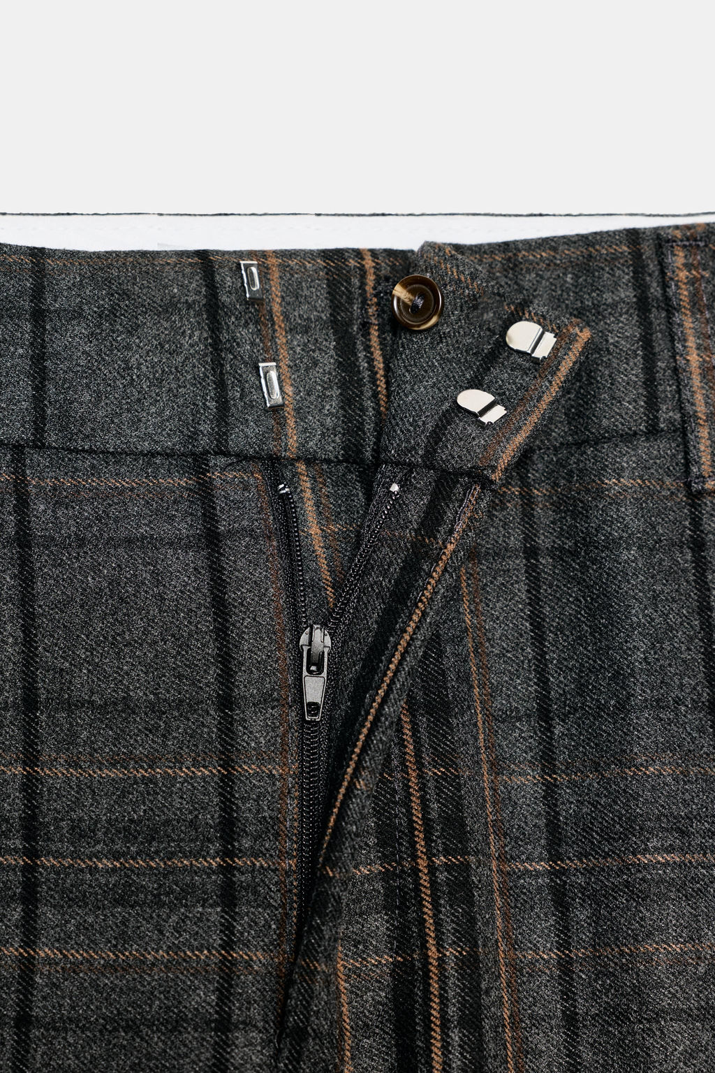 CHECK TROUSERS - Zara фото 8