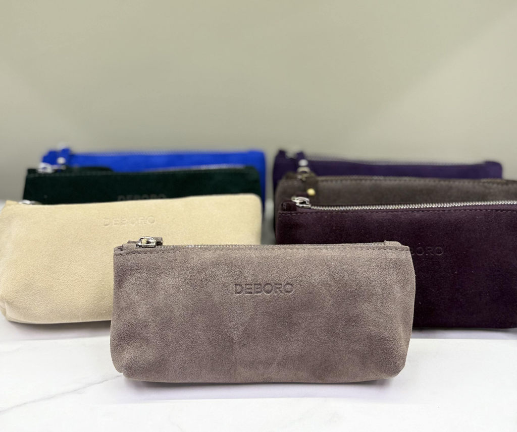 Замшевая косметичка 17-96 в ассортименте