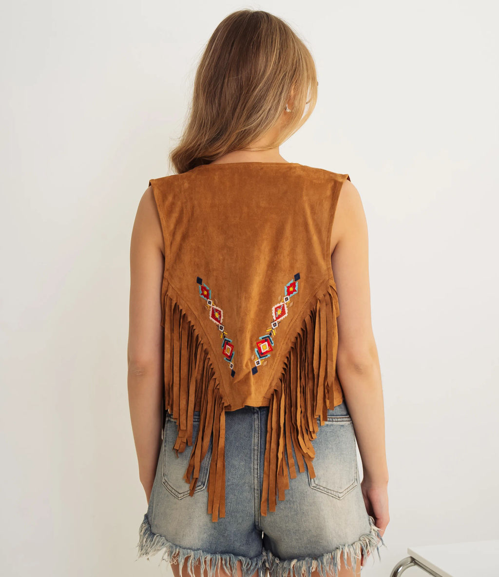 Жилет #КТ88079, коричневый - Dommod фото 3