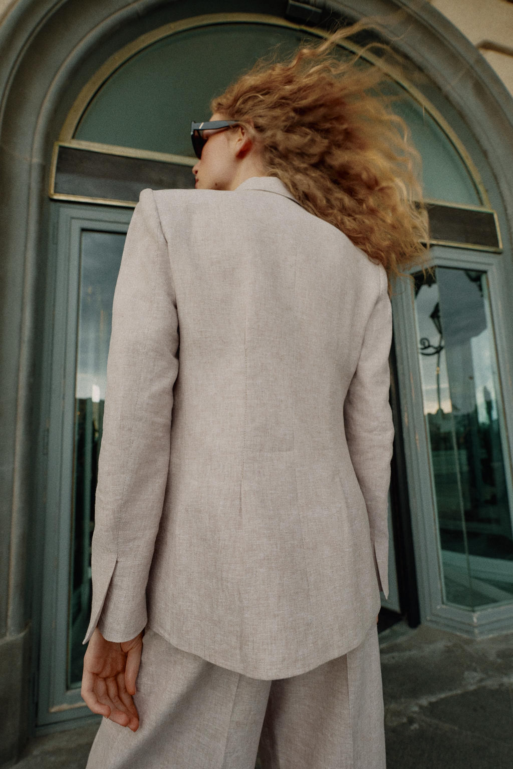 BLAZER PINZAS CON LINO / Arena / Vigor? - Zara фото 4