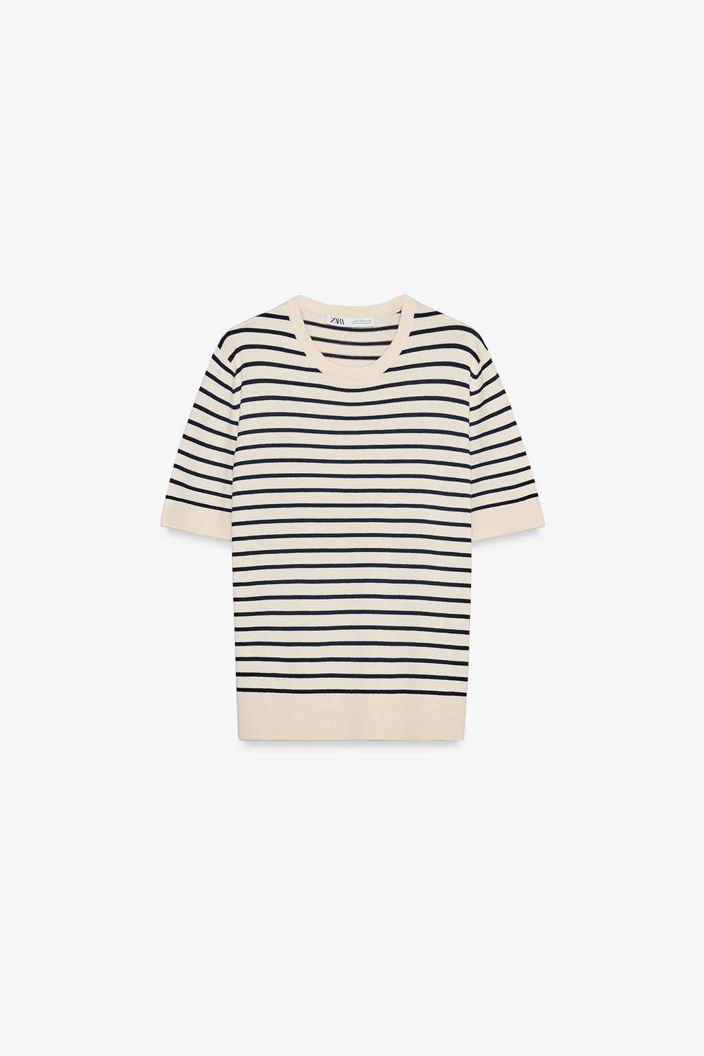 STRIPED KNIT TOP