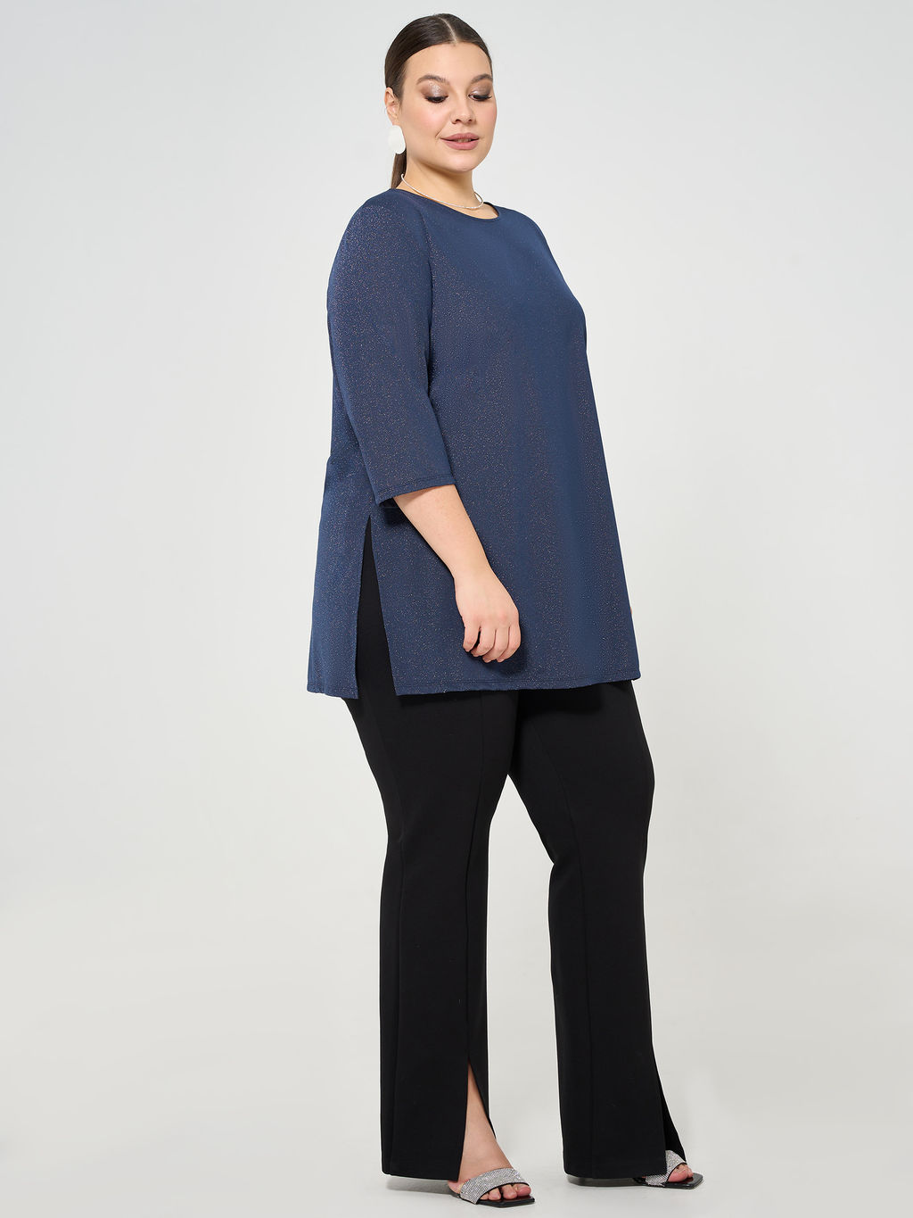 Джемпер 0042-11 сапфирово-синий