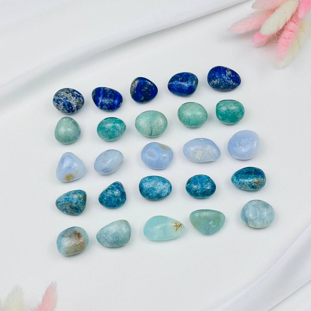 Набор камней для усиления чакры "Вишудха"