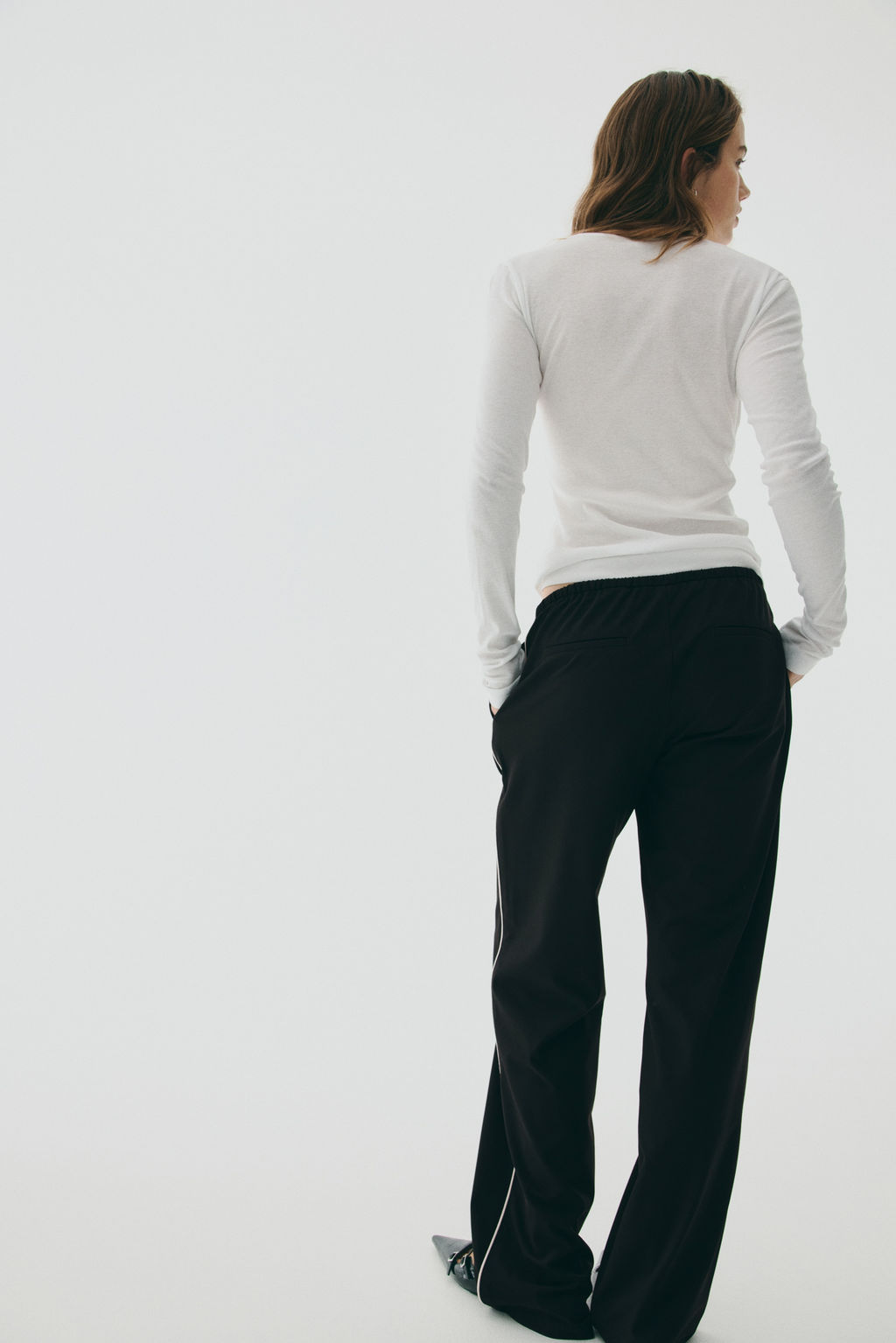 Pantal?n con cord?n de ajuste - H&m фото 4