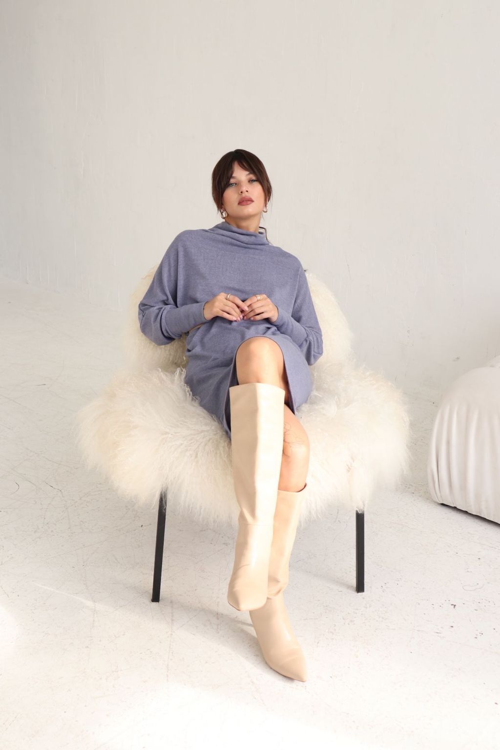 Платье-свитер оверсайз - Martichelli фото 25